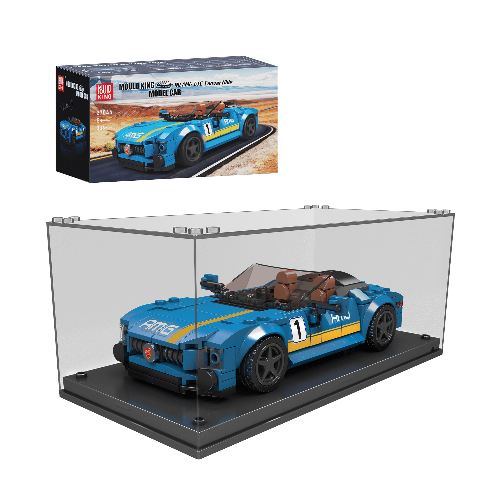 27045 AMG GTC Convertible Car Model Building Set | 336 PCS - Main Image | TheBrickTube