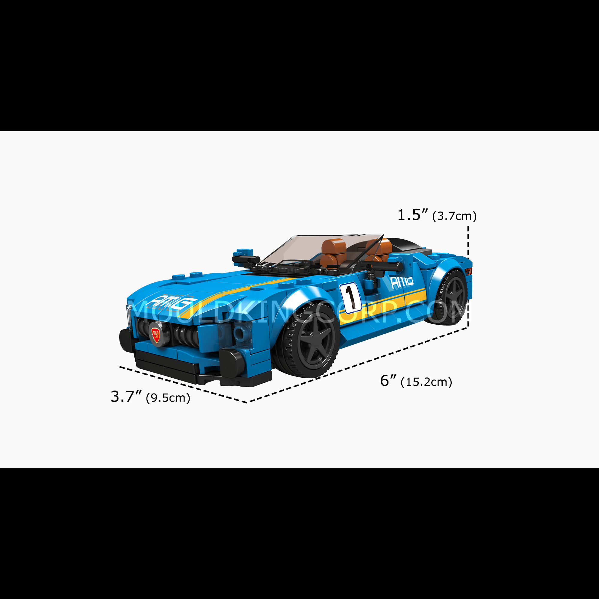 27045 AMG GTC Convertible Car Model Building Set | 336 PCS - Image 6 of 6 | TheBrickTube