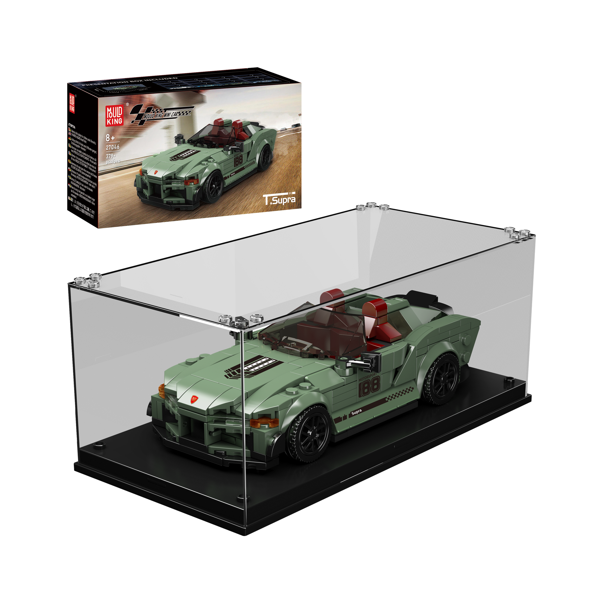 27046 Supra Convertible Car Model Building Set | 348 Pcs - Main Image | TheBrickTube