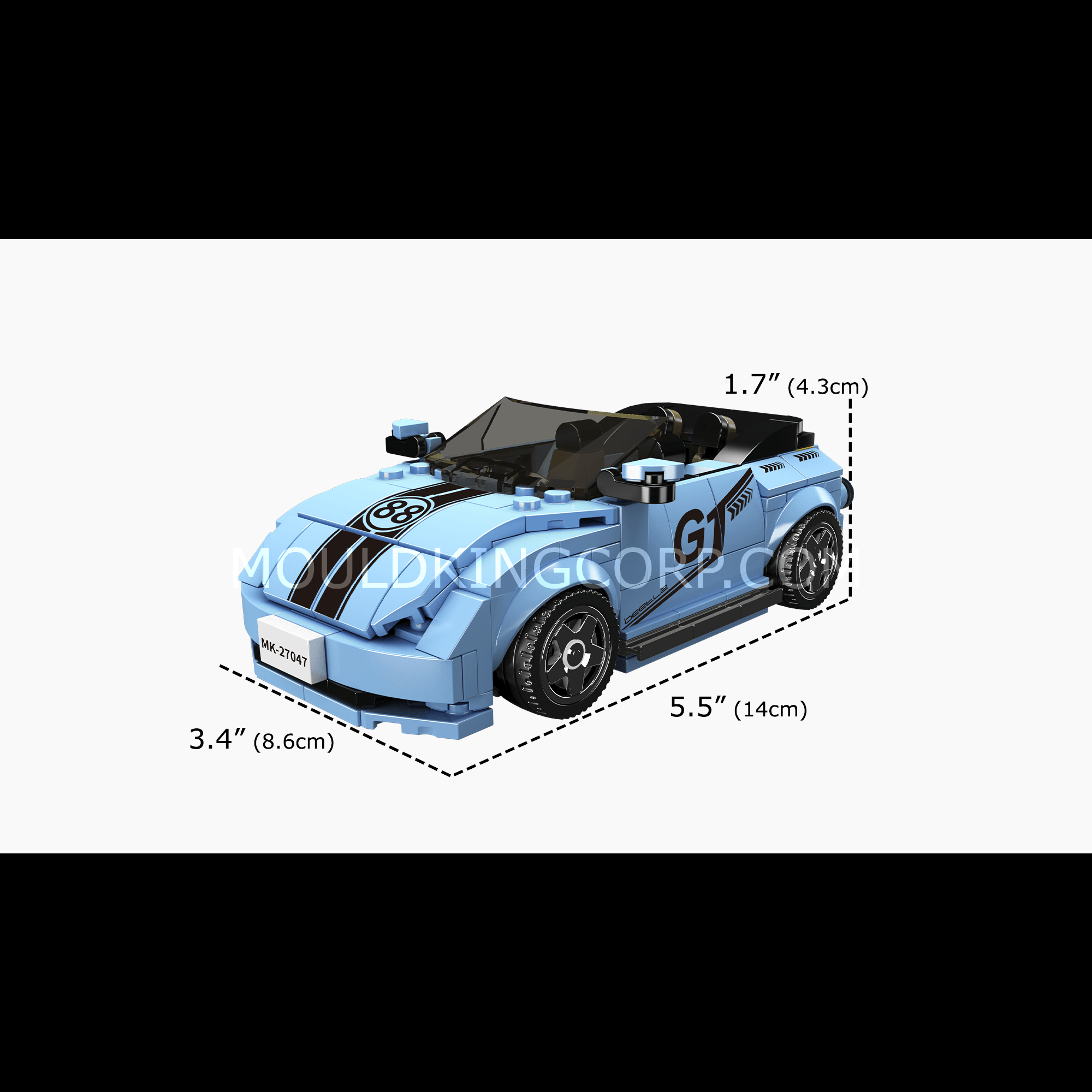 27047 VW Beetle GT Car Model Building Set | 298 Pcs - Image 6 of 6 | TheBrickTube