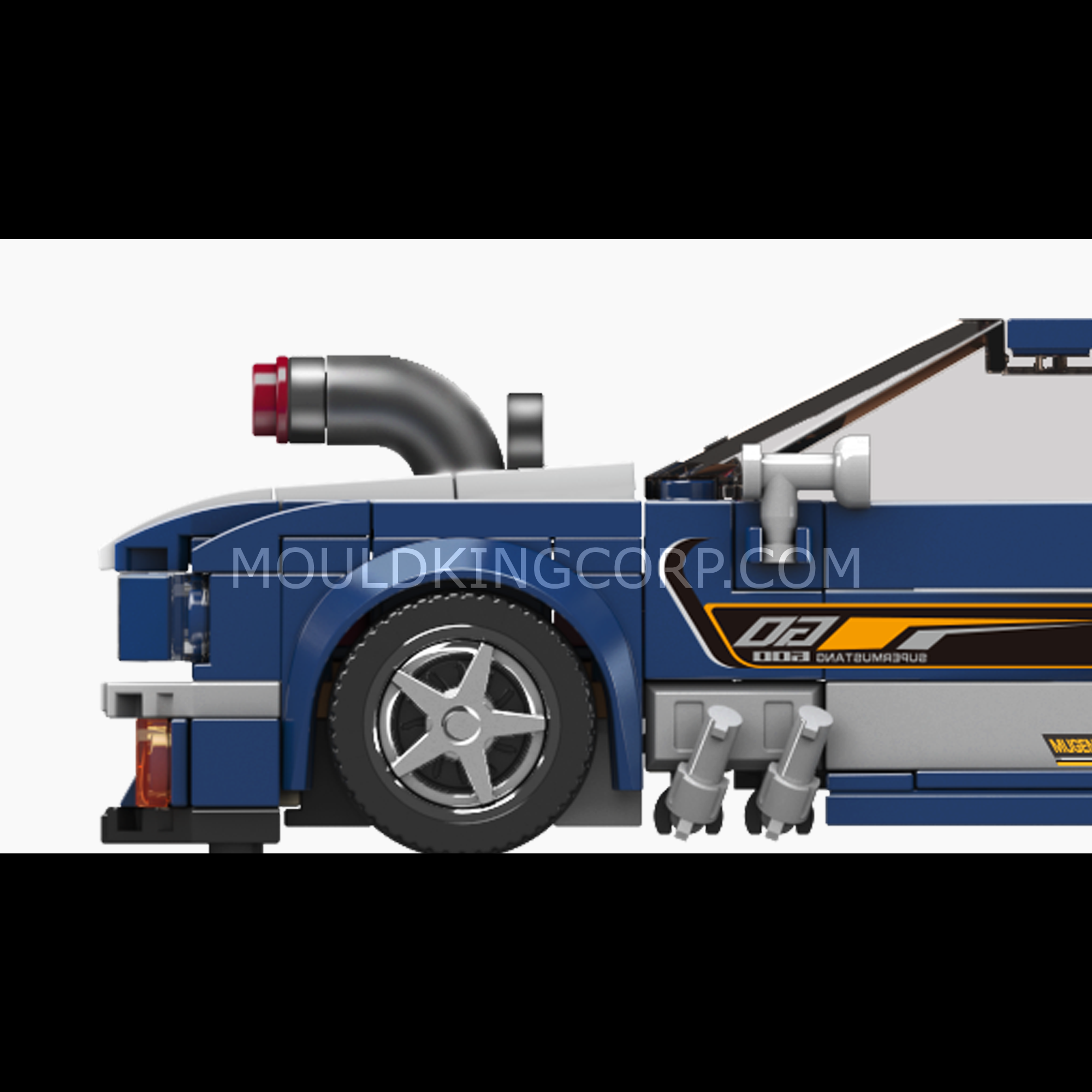 27048 Mustang 1967 Car Model Building Set | 376 Pcs - Image 3 of 6 | TheBrickTube