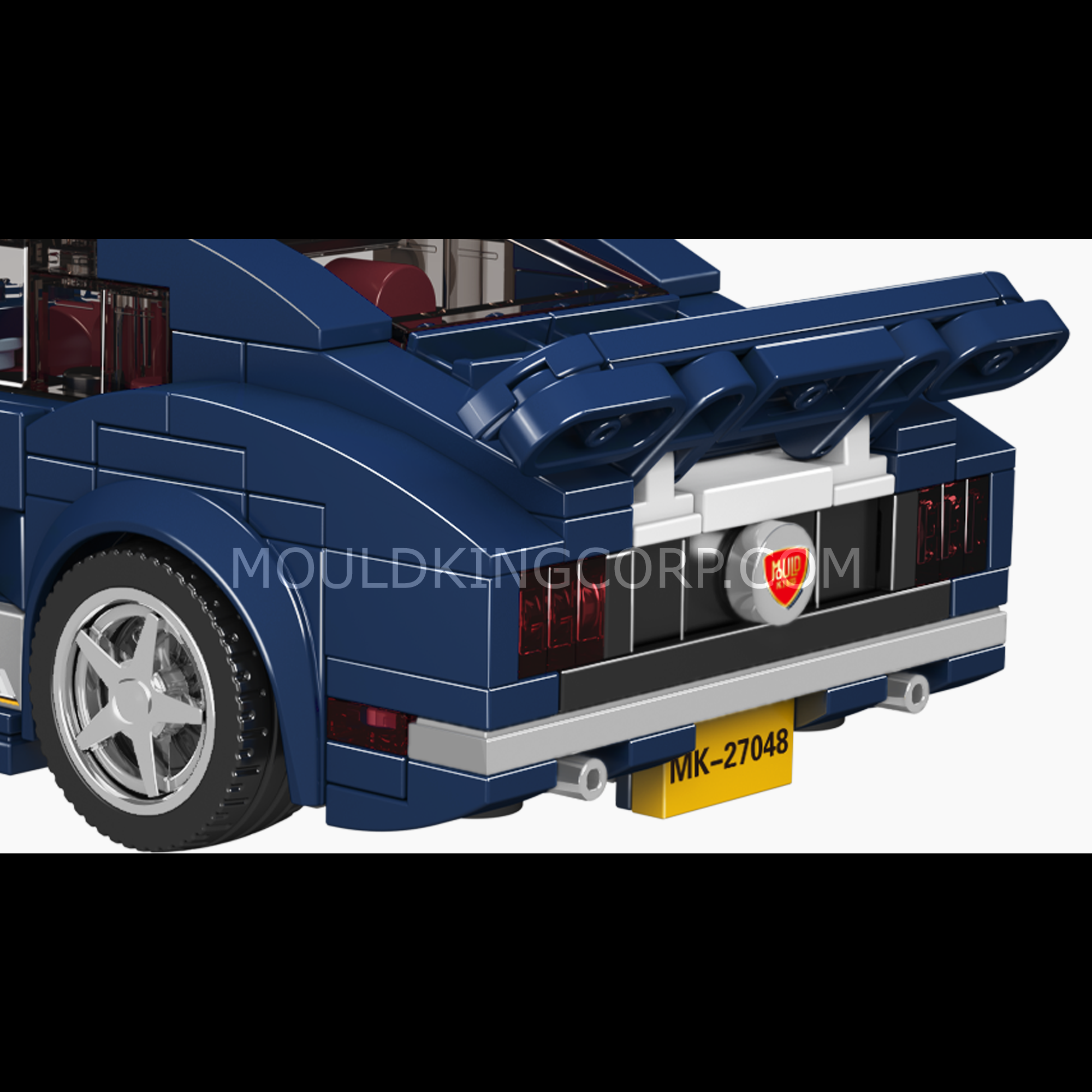 27048 Mustang 1967 Car Model Building Set | 376 Pcs - Image 5 of 6 | TheBrickTube