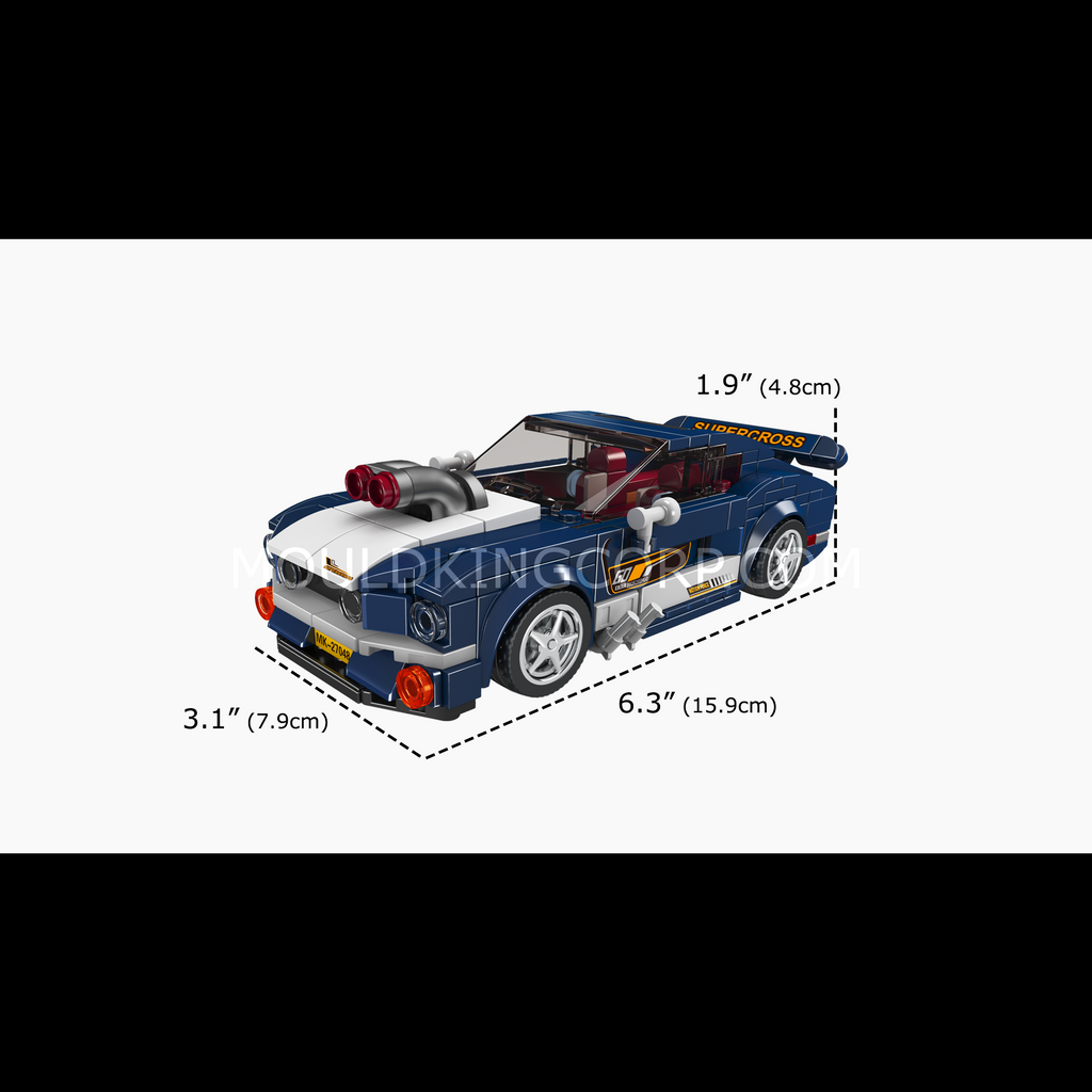 27048 Mustang 1967 Car Model Building Set | 376 Pcs - Image 6 of 6 | TheBrickTube