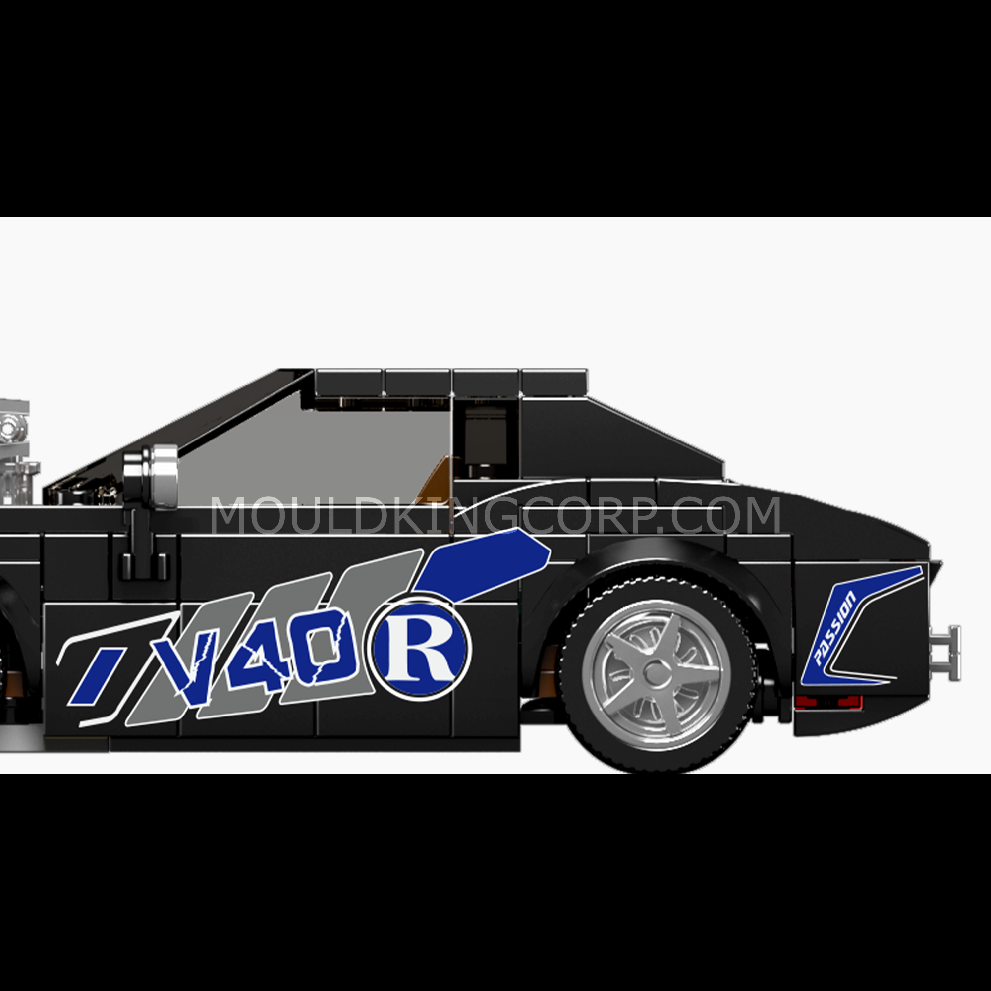 27049 Charger RT NARC Car Building Set | 346 Pcs - Image 3 of 6 | TheBrickTube