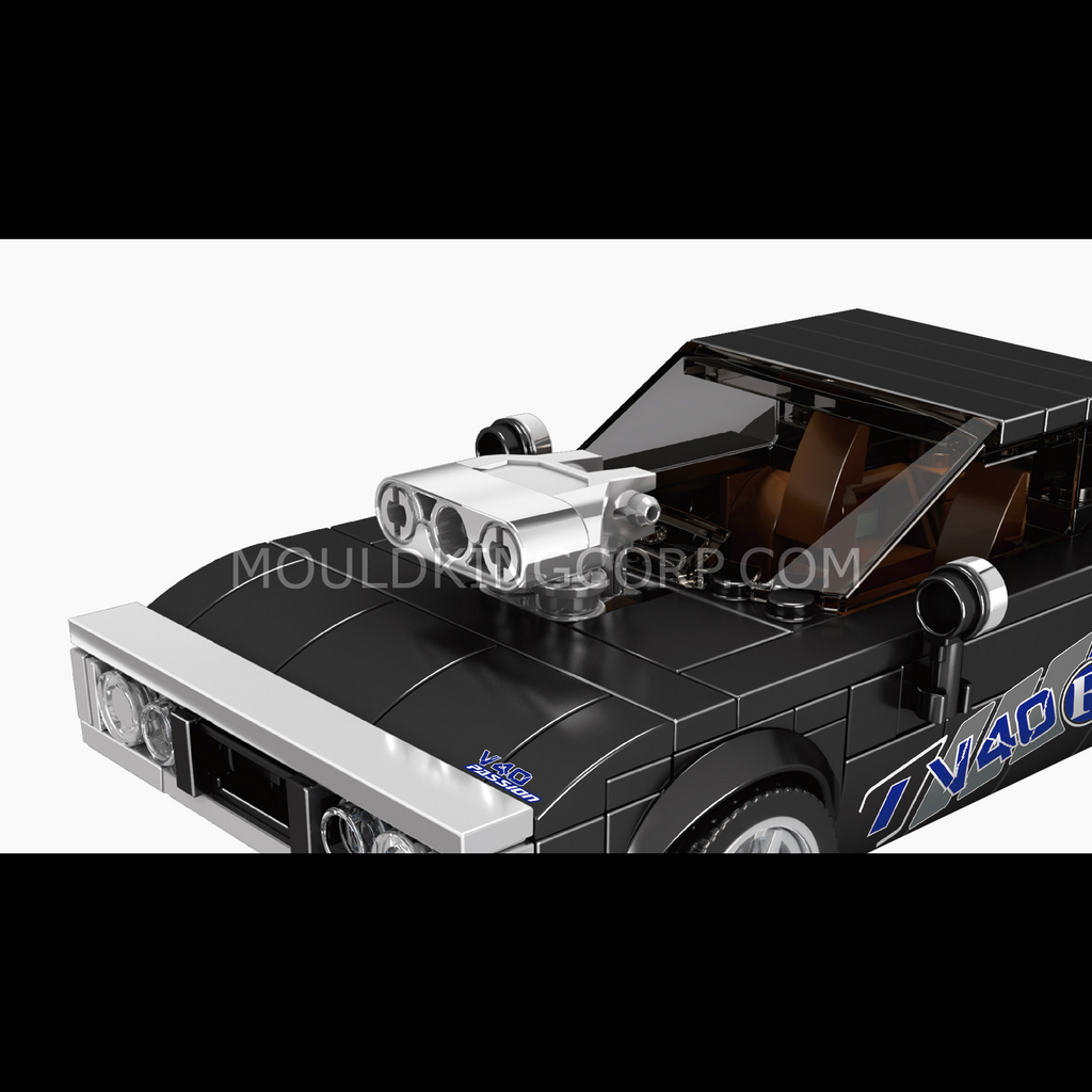 27049 Charger RT NARC Car Building Set | 346 Pcs - Image 4 of 6 | TheBrickTube