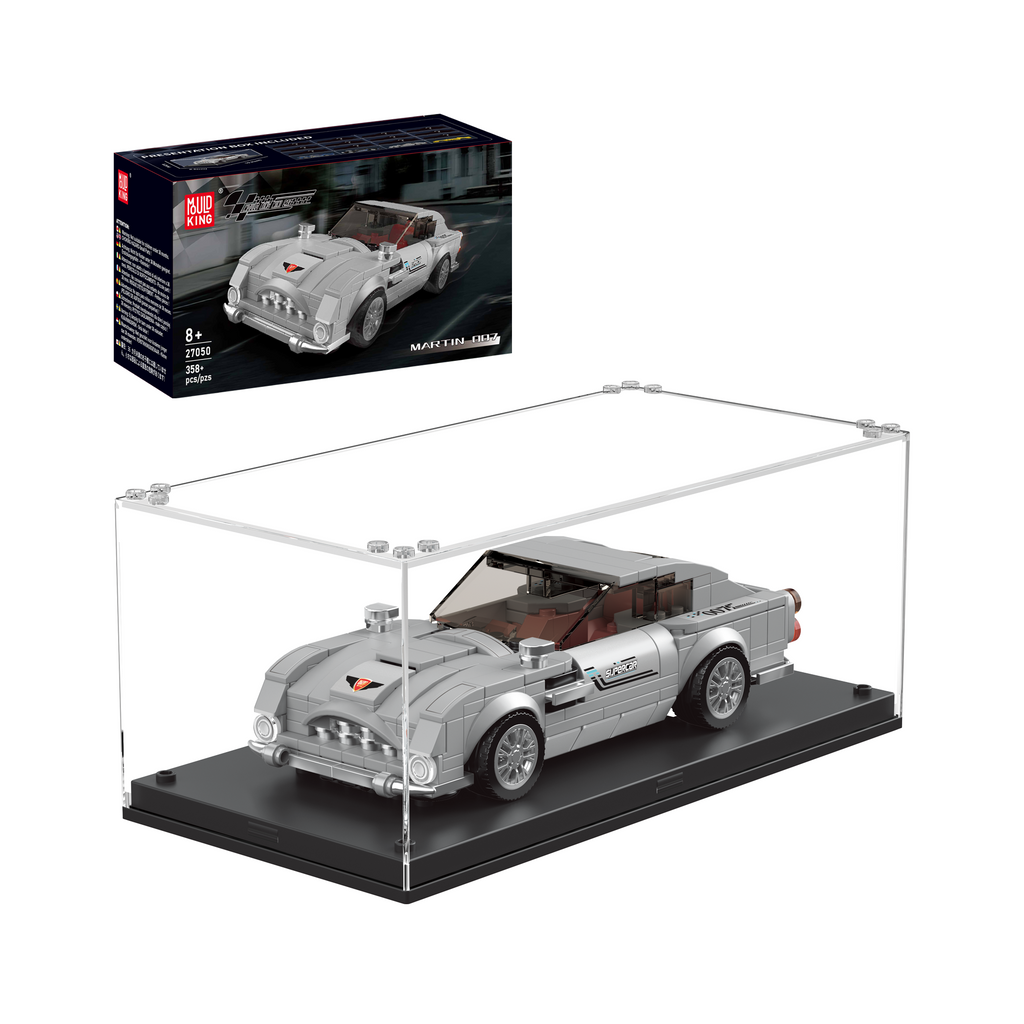 27050 Silver Martin 007 Supercar Building Set | 348 Pcs - Main Image | TheBrickTube