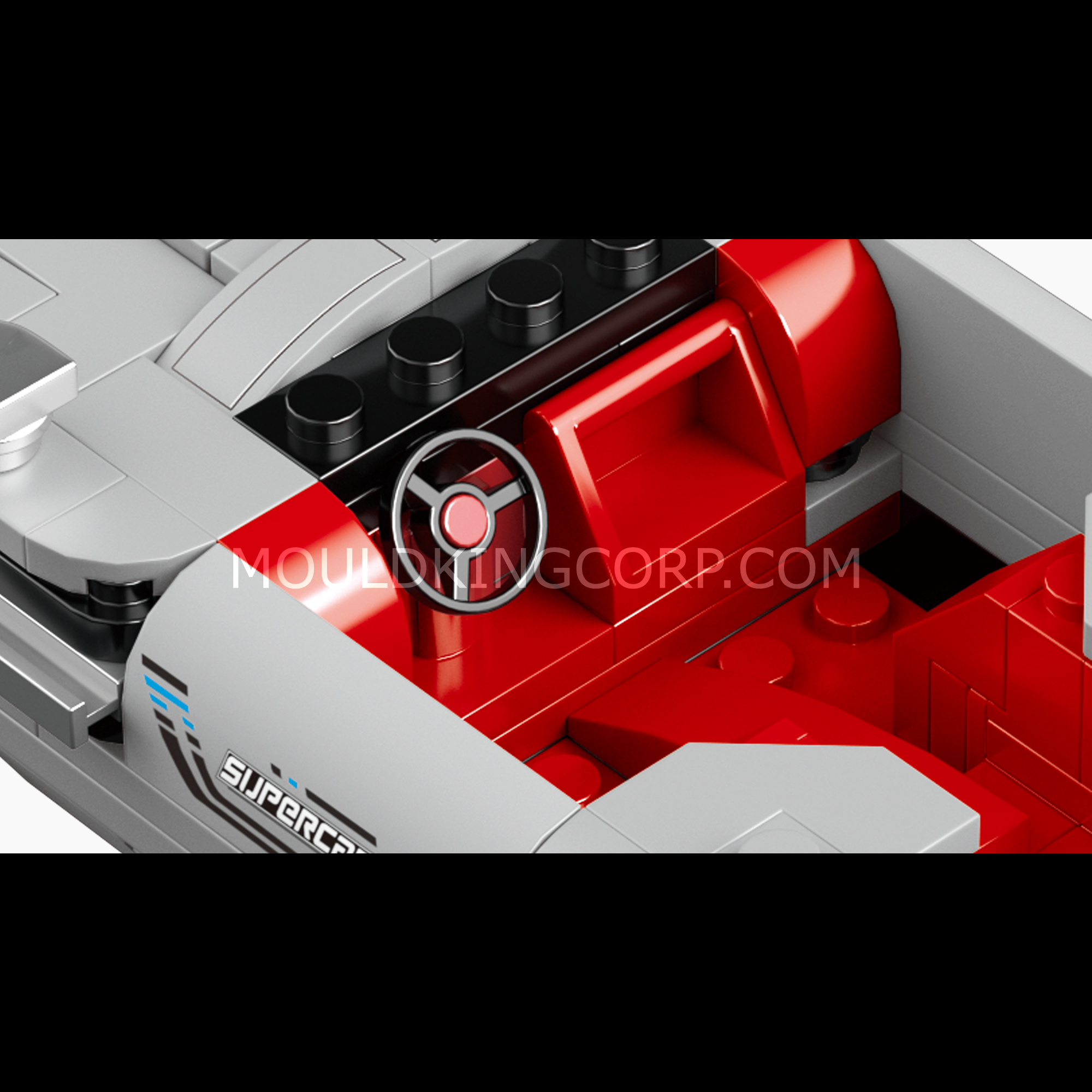 27050 Silver Martin 007 Supercar Building Set | 348 Pcs - Image 2 of 6 | TheBrickTube
