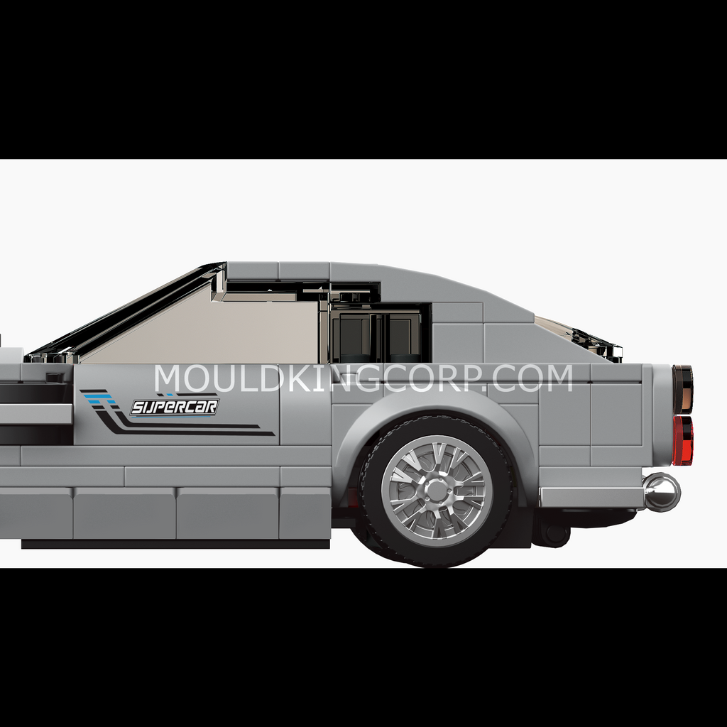 27050 Silver Martin 007 Supercar Building Set | 348 Pcs - Image 3 of 6 | TheBrickTube