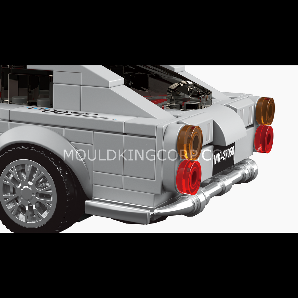 27050 Silver Martin 007 Supercar Building Set | 348 Pcs - Image 5 of 6 | TheBrickTube