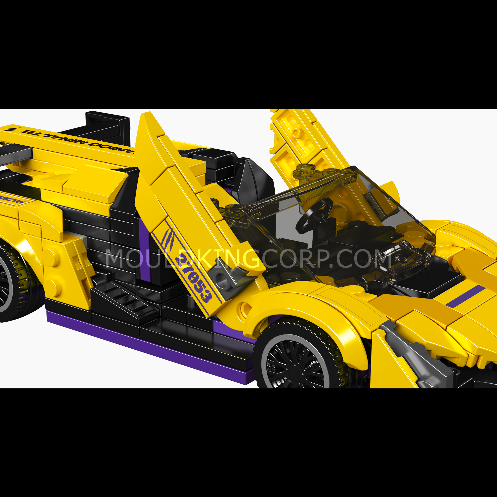 27053 Lambo Veneno Hypercar Buildng Set | 365 Pcs | Building Blocks Set - Image 3 of 6 | TheBrickTube