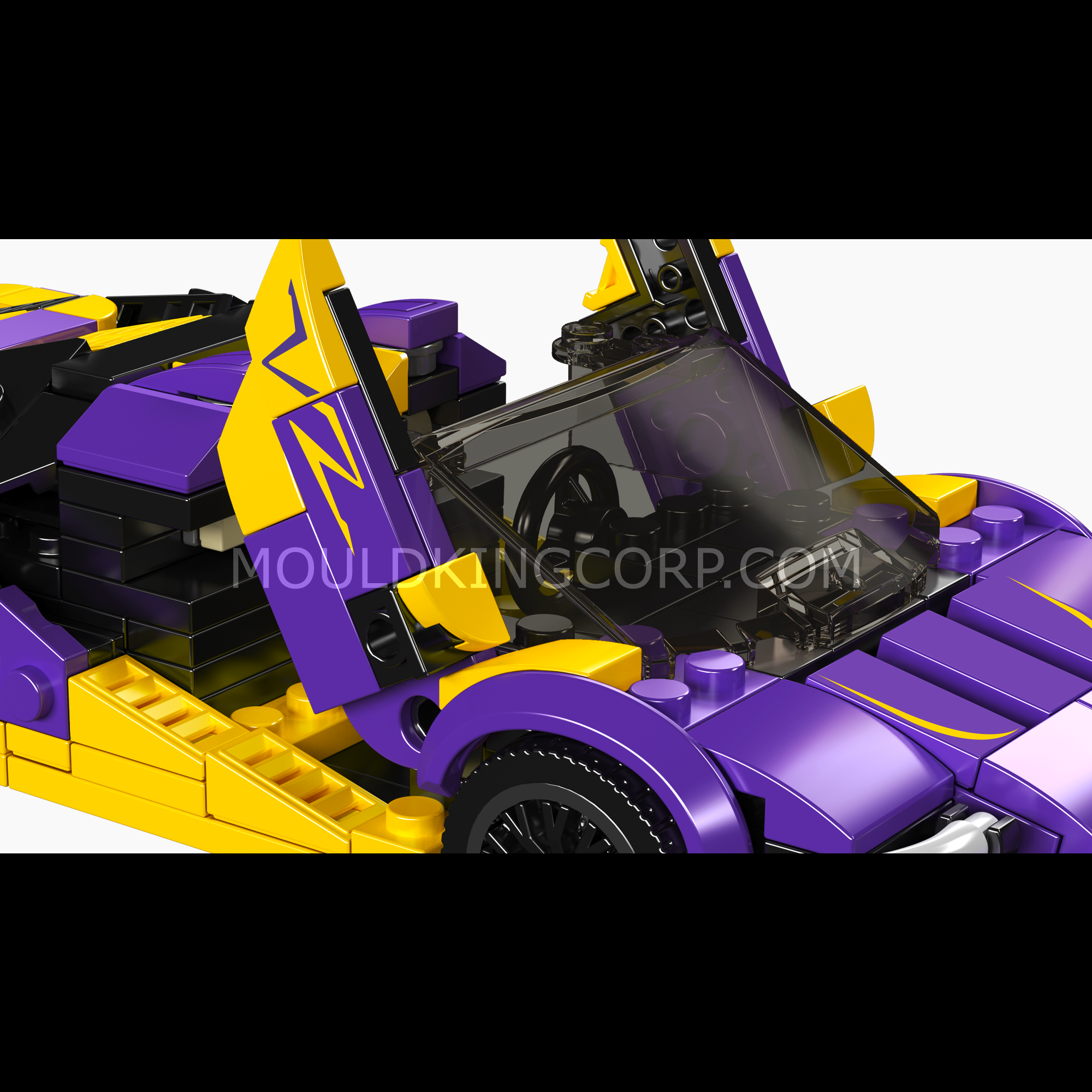 27054 Centennial Bull Supercar Building Set | 344 Pcs - Image 4 of 6 | TheBrickTube