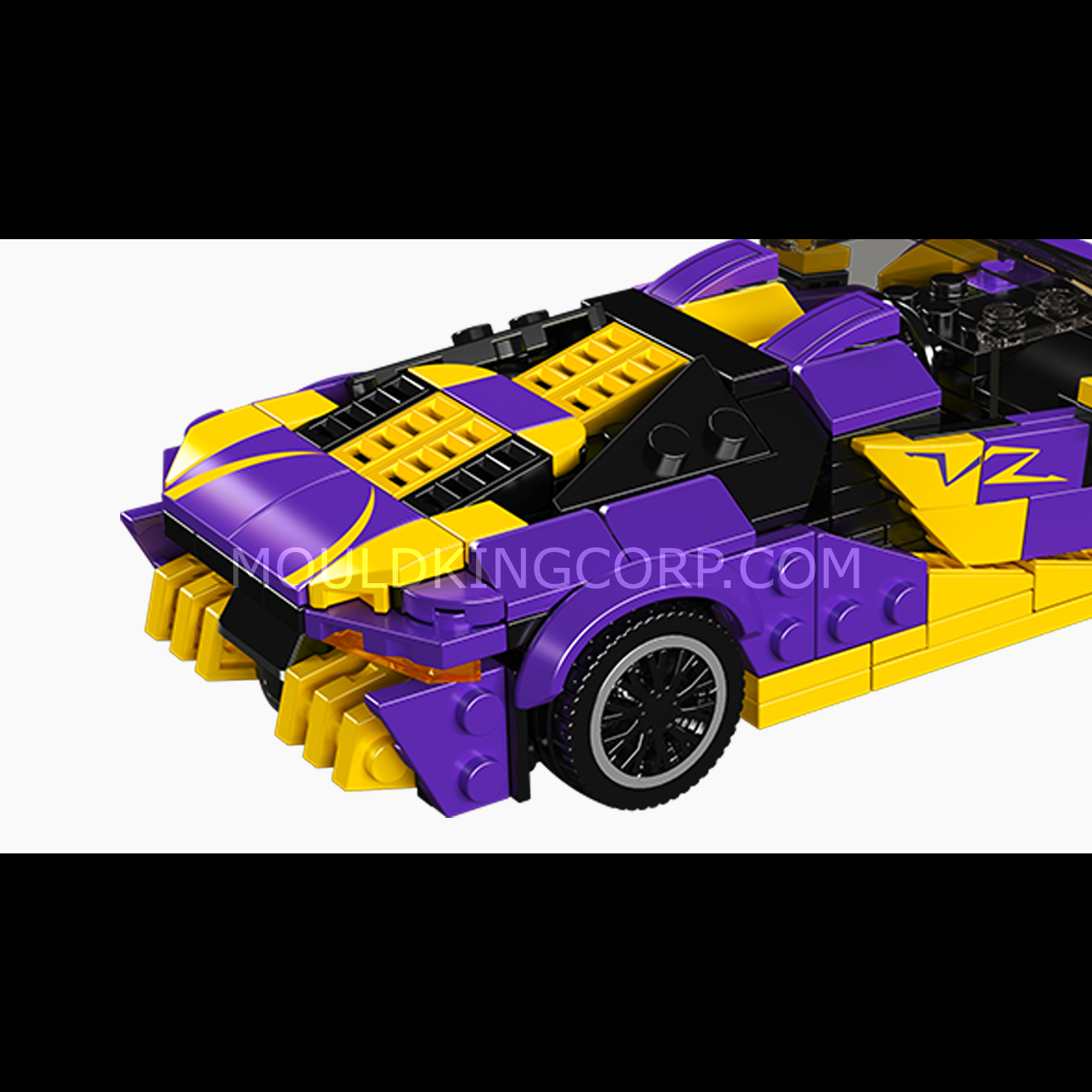 27054 Centennial Bull Supercar Building Set | 344 Pcs - Image 5 of 6 | TheBrickTube