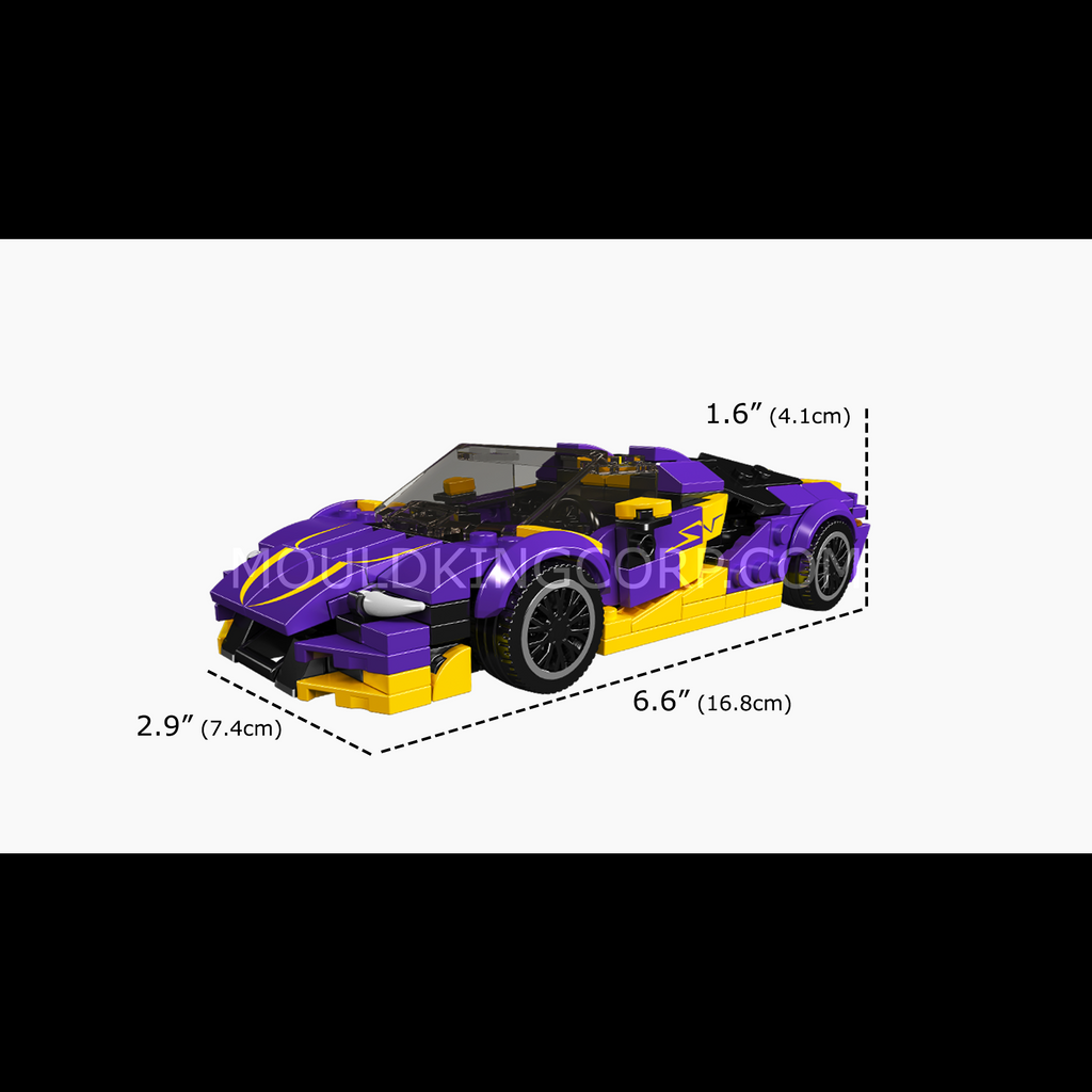 27054 Centennial Bull Supercar Building Set | 344 Pcs - Image 6 of 6 | TheBrickTube