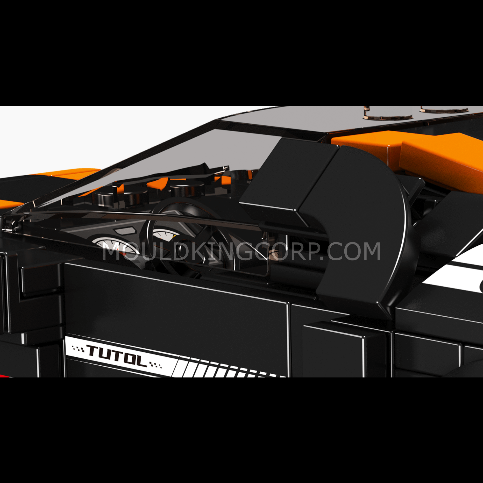 27055 Chiron 300+ Supercar Building Set | 386 Pcs - Image 3 of 6 | TheBrickTube