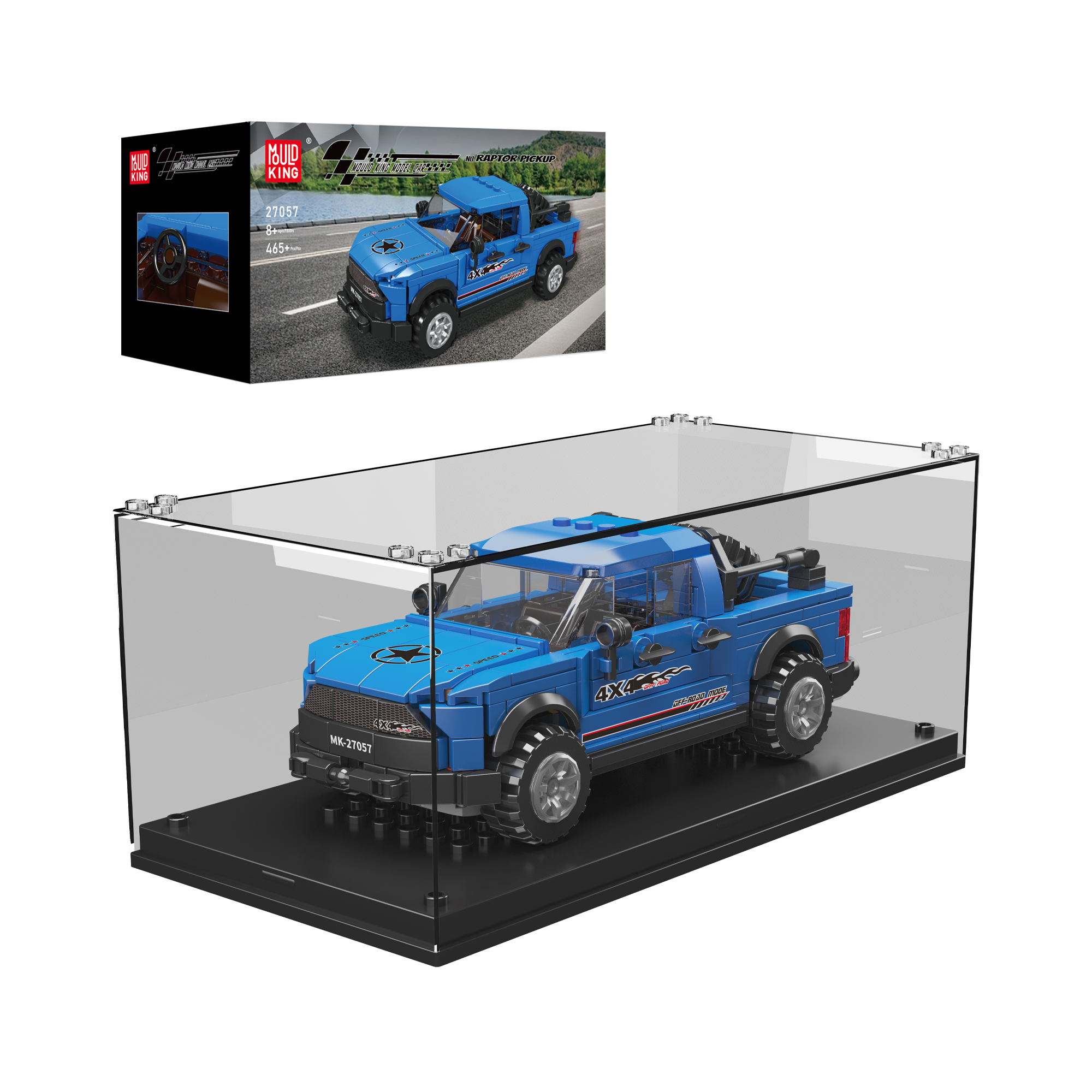 27057 F-150 Raptor Pickup Building Set | 465 Pcs - Main Image | TheBrickTube