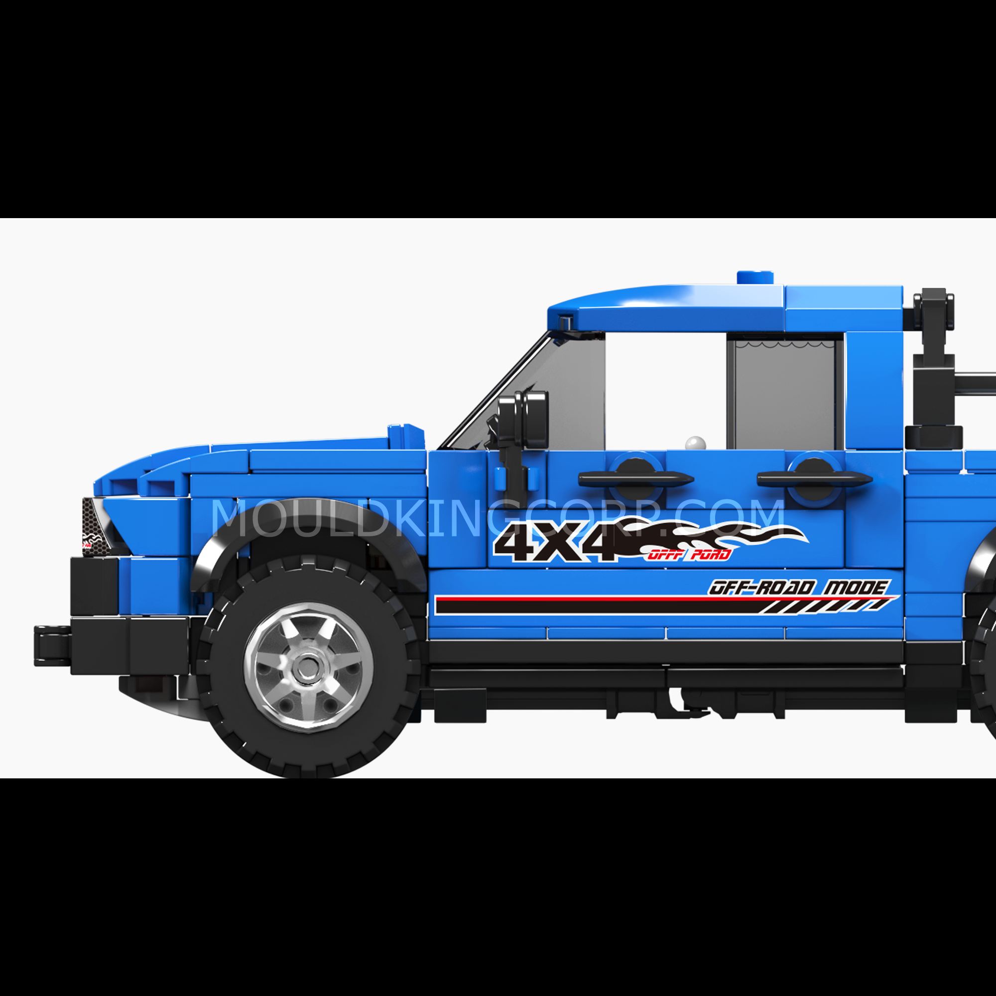27057 F-150 Raptor Pickup Building Set | 465 Pcs - Image 4 of 6 | TheBrickTube