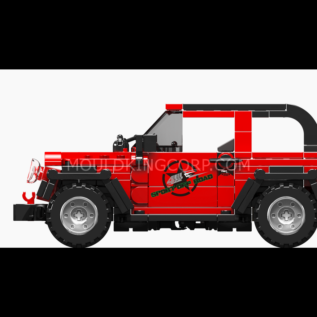 27058 Wrangler Off-road Vehicle Building Set | 414 Pcs - Image 4 of 6 | TheBrickTube