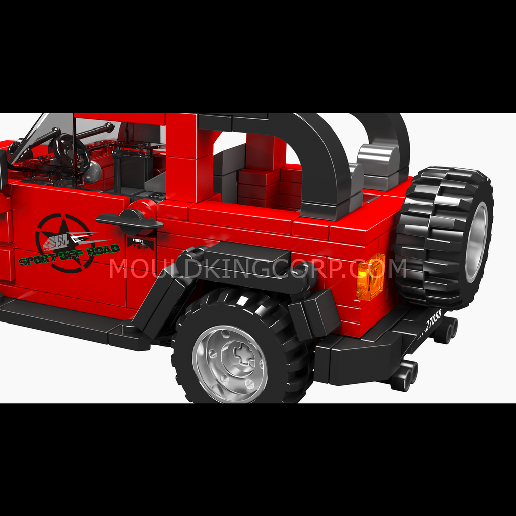 27058 Wrangler Off-road Vehicle Building Set | 414 Pcs - Image 5 of 6 | TheBrickTube