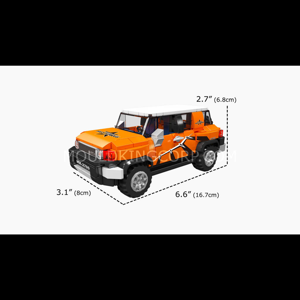 27059 FJ Cruiser SUV Building Set | 414 Pcs - Image 6 of 6 | TheBrickTube