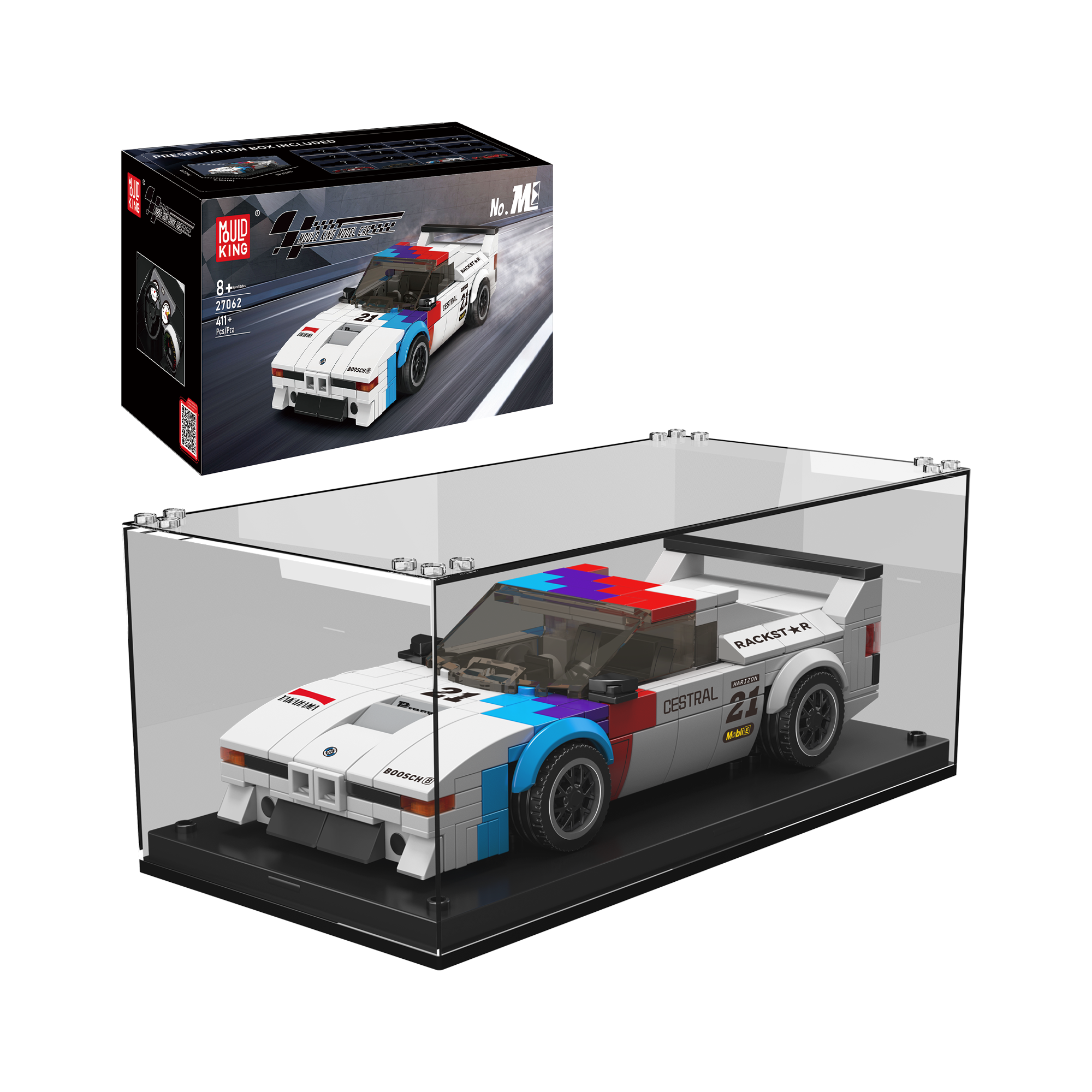 27062S M1 Sports Car Model Building Set | 411 Pcs - Main Image | TheBrickTube