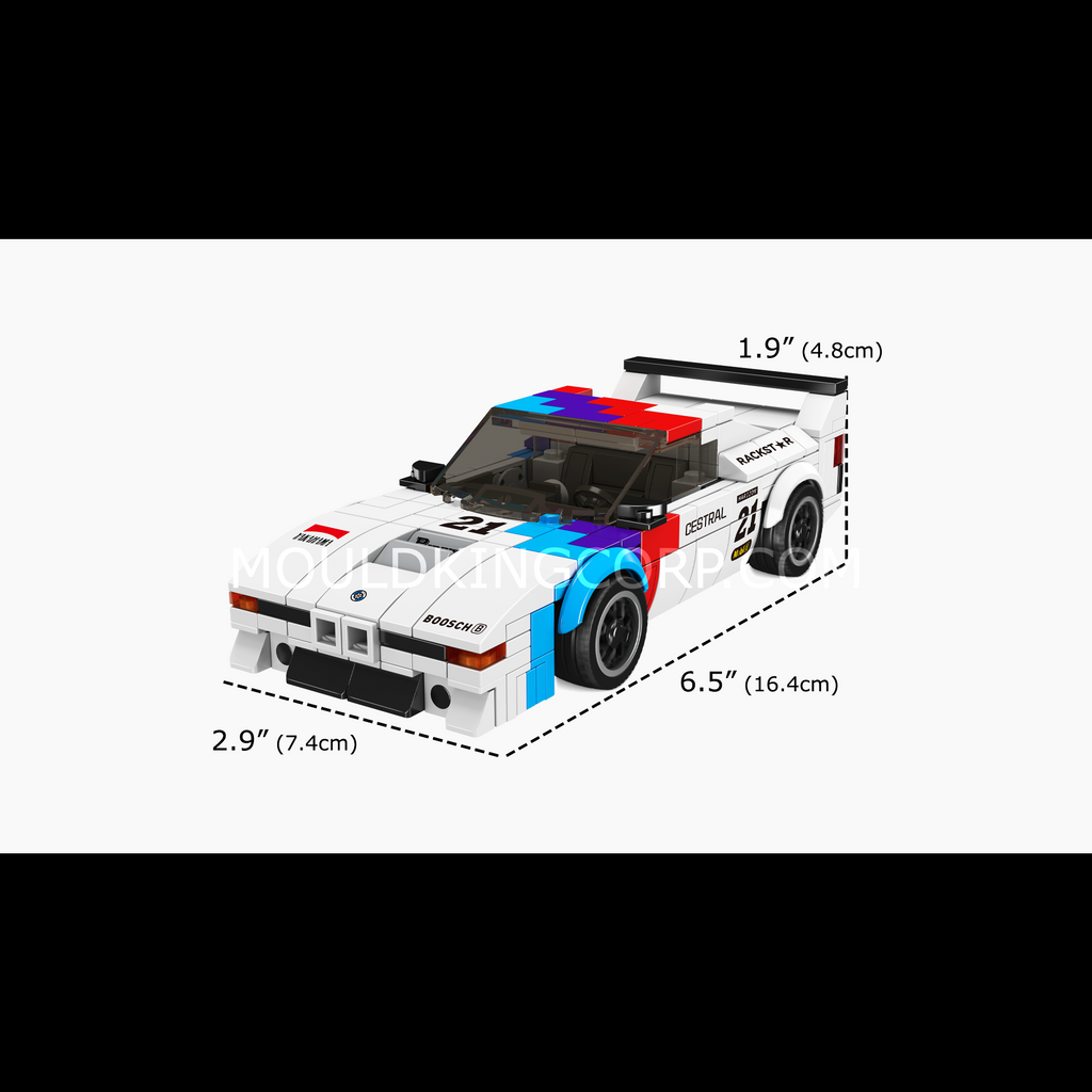 27062S M1 Sports Car Model Building Set | 411 Pcs - Image 6 of 6 | TheBrickTube