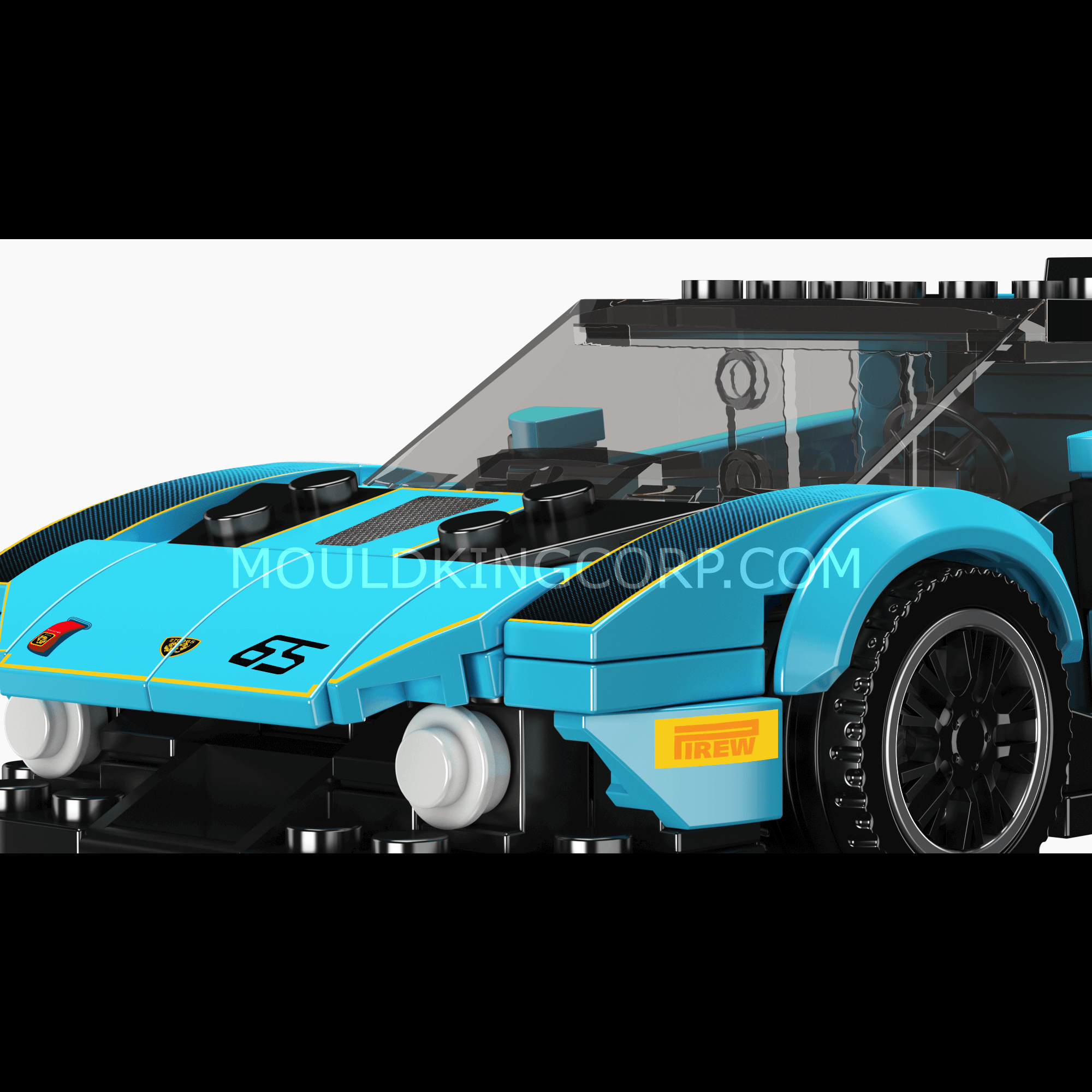 27065 Essenza SCV12 Super Car Model Building Set | 383 Pcs - Image 2 of 6 | TheBrickTube