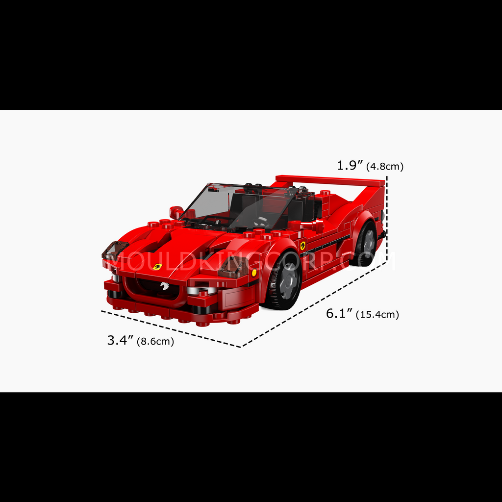 27066 F50 Car Model Building Set | 352 Pcs - Image 6 of 6 | TheBrickTube