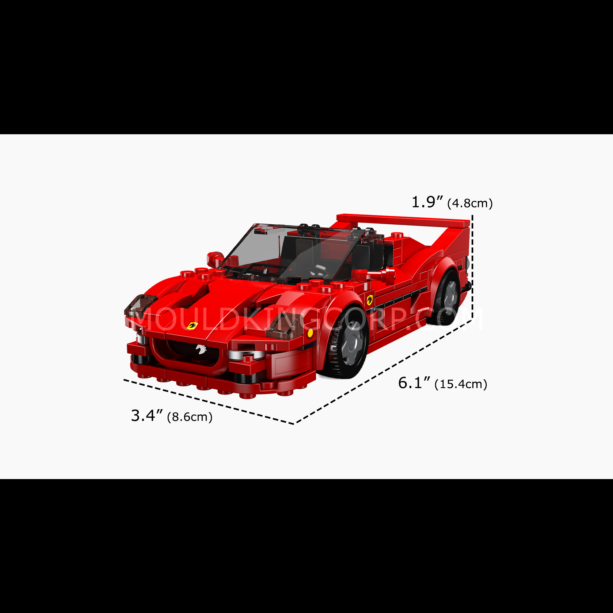27066 F50 Car Model Building Set | 352 Pcs - Image 6 of 6 | TheBrickTube