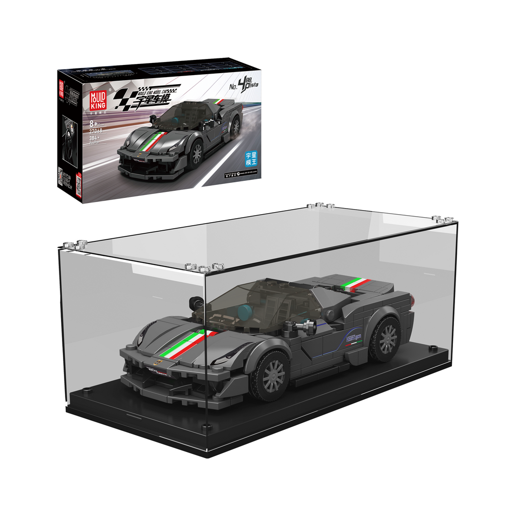27068 The 488 Pista Car Model Building Set | 384 Pcs - Main Image | TheBrickTube