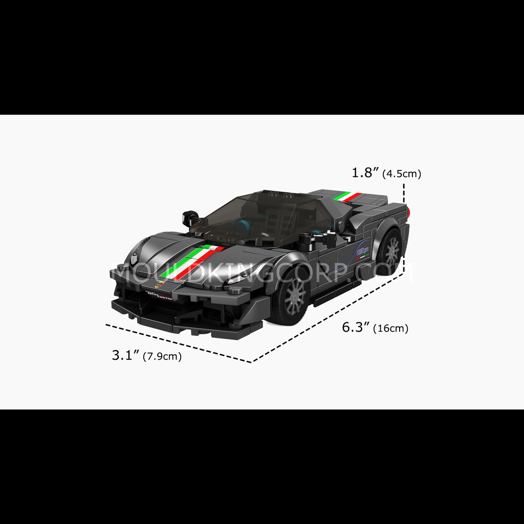 27068 The 488 Pista Car Model Building Set | 384 Pcs - Image 6 of 6 | TheBrickTube