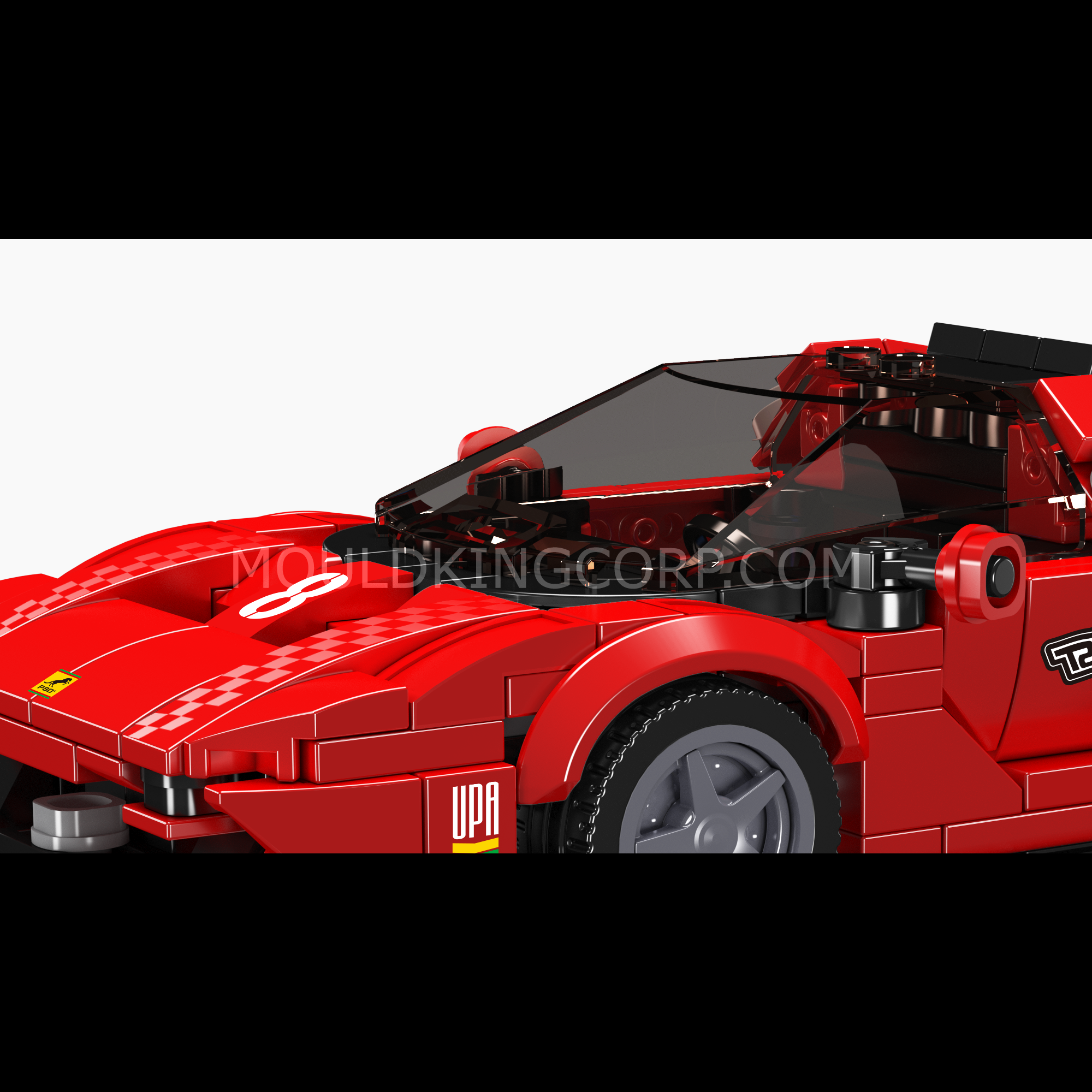 27069 P80C Super Car Model Building Set | 449 Pcs - Image 3 of 6 | TheBrickTube