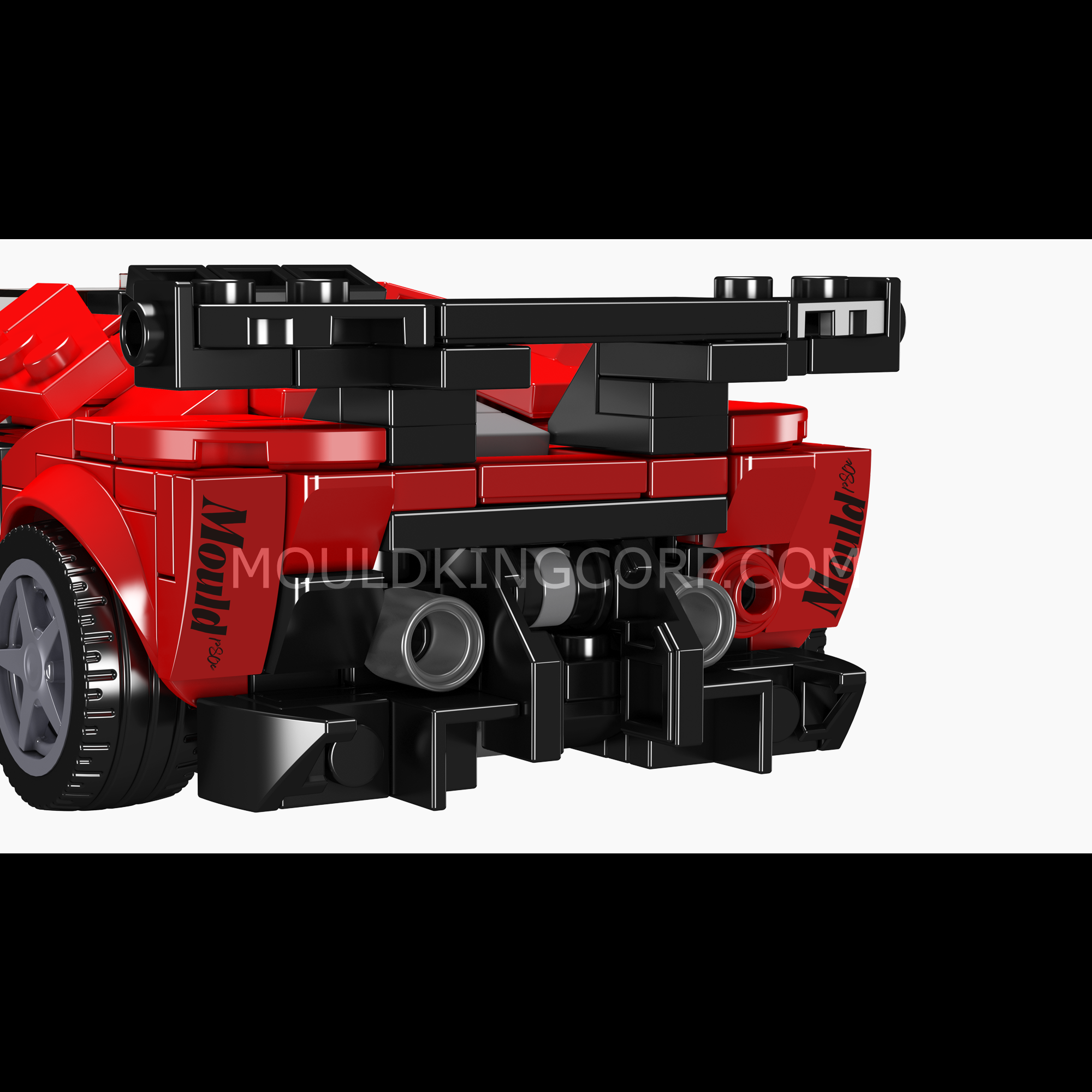 27069 P80C Super Car Model Building Set | 449 Pcs - Image 5 of 6 | TheBrickTube