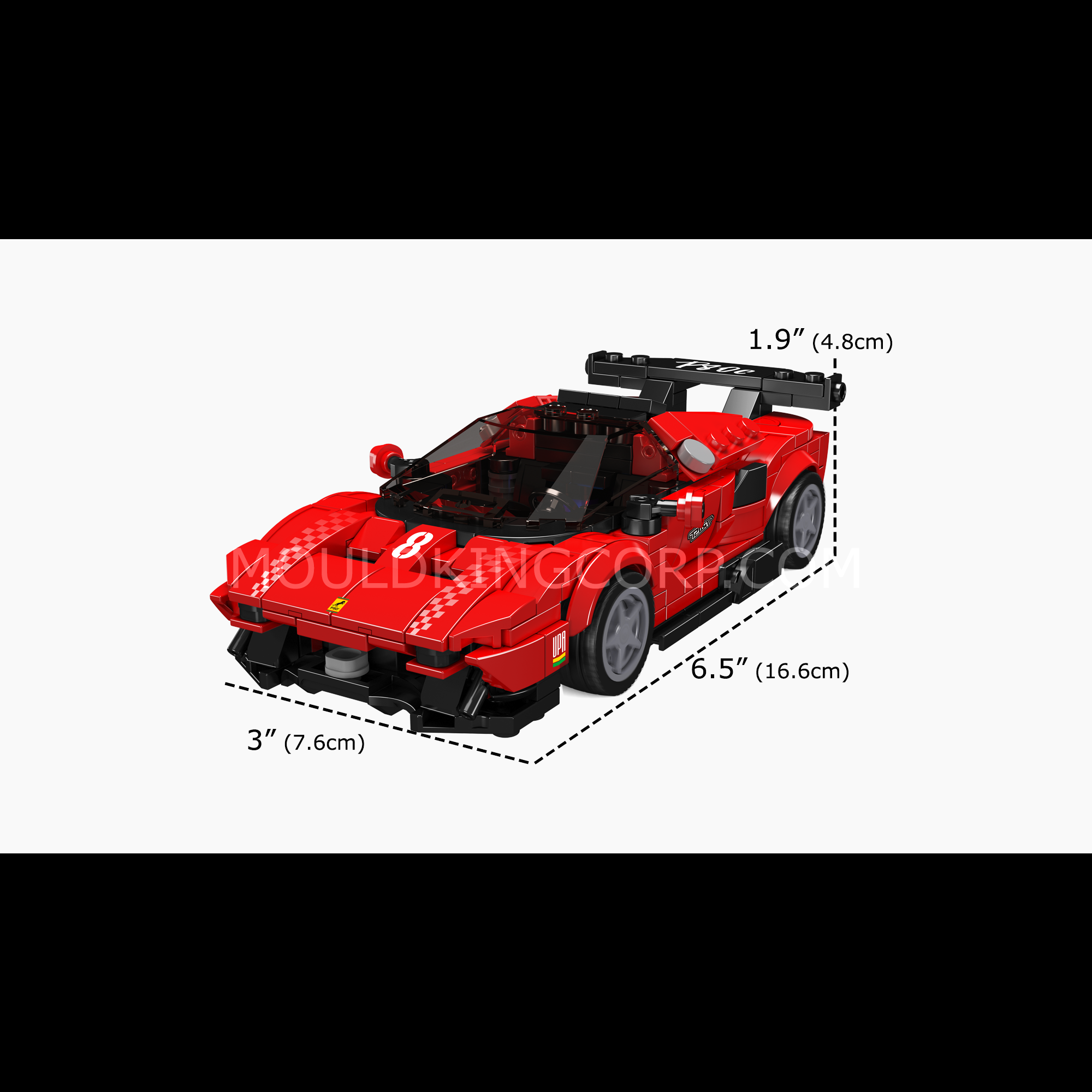 27069 P80C Super Car Model Building Set | 449 Pcs - Image 6 of 6 | TheBrickTube