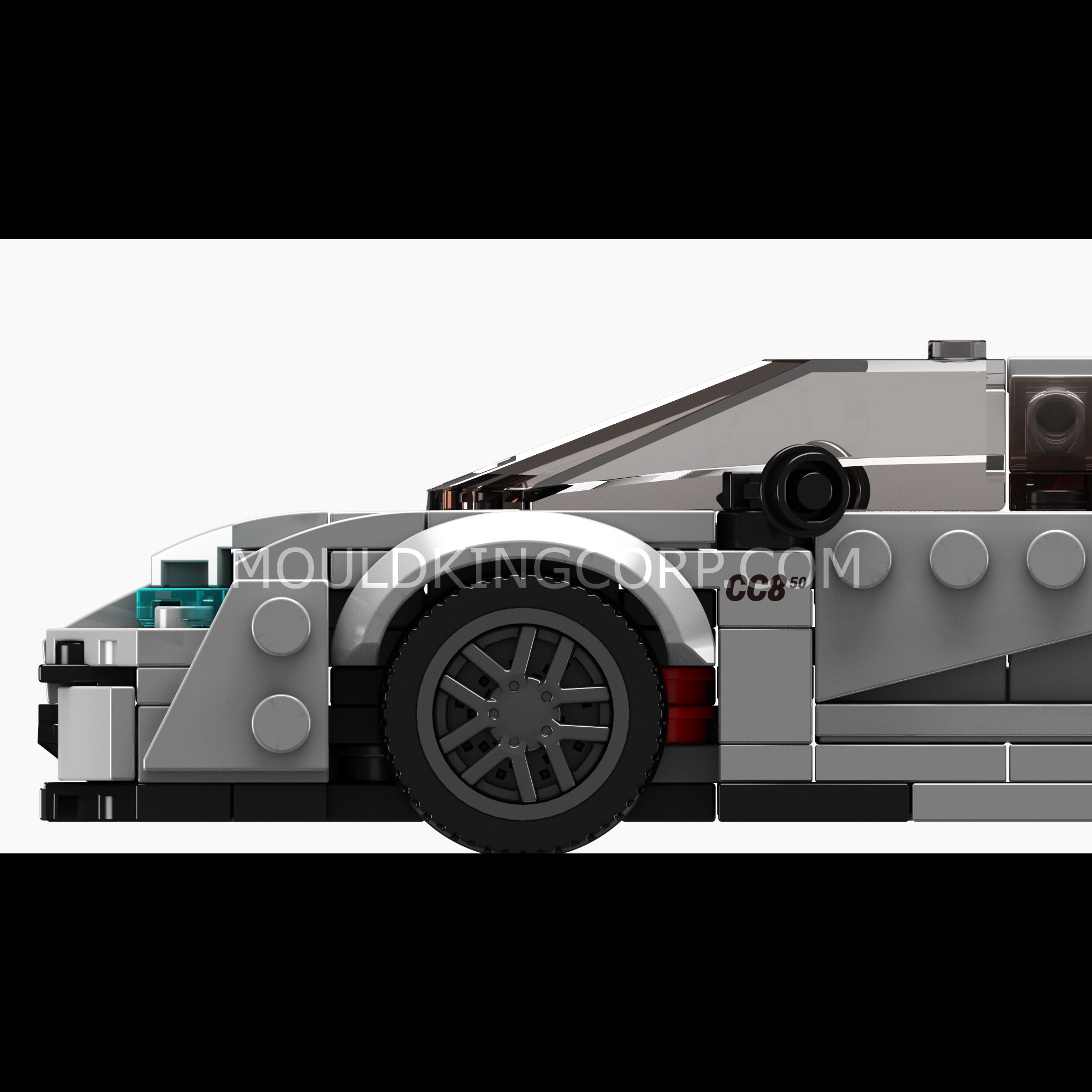 27070 C850 Super Car Model Building Set | 388 Pcs - Image 4 of 6 | TheBrickTube
