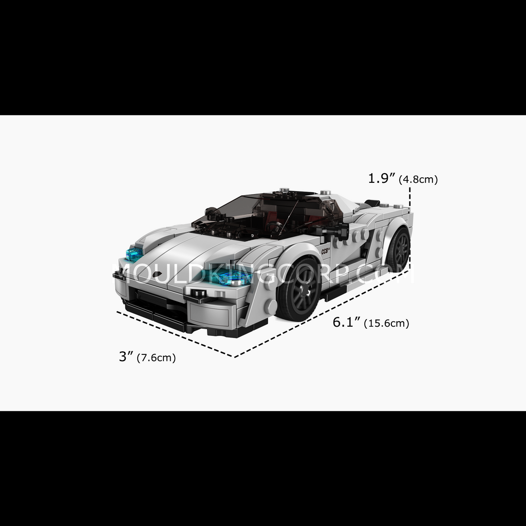 27070 C850 Super Car Model Building Set | 388 Pcs - Image 6 of 6 | TheBrickTube