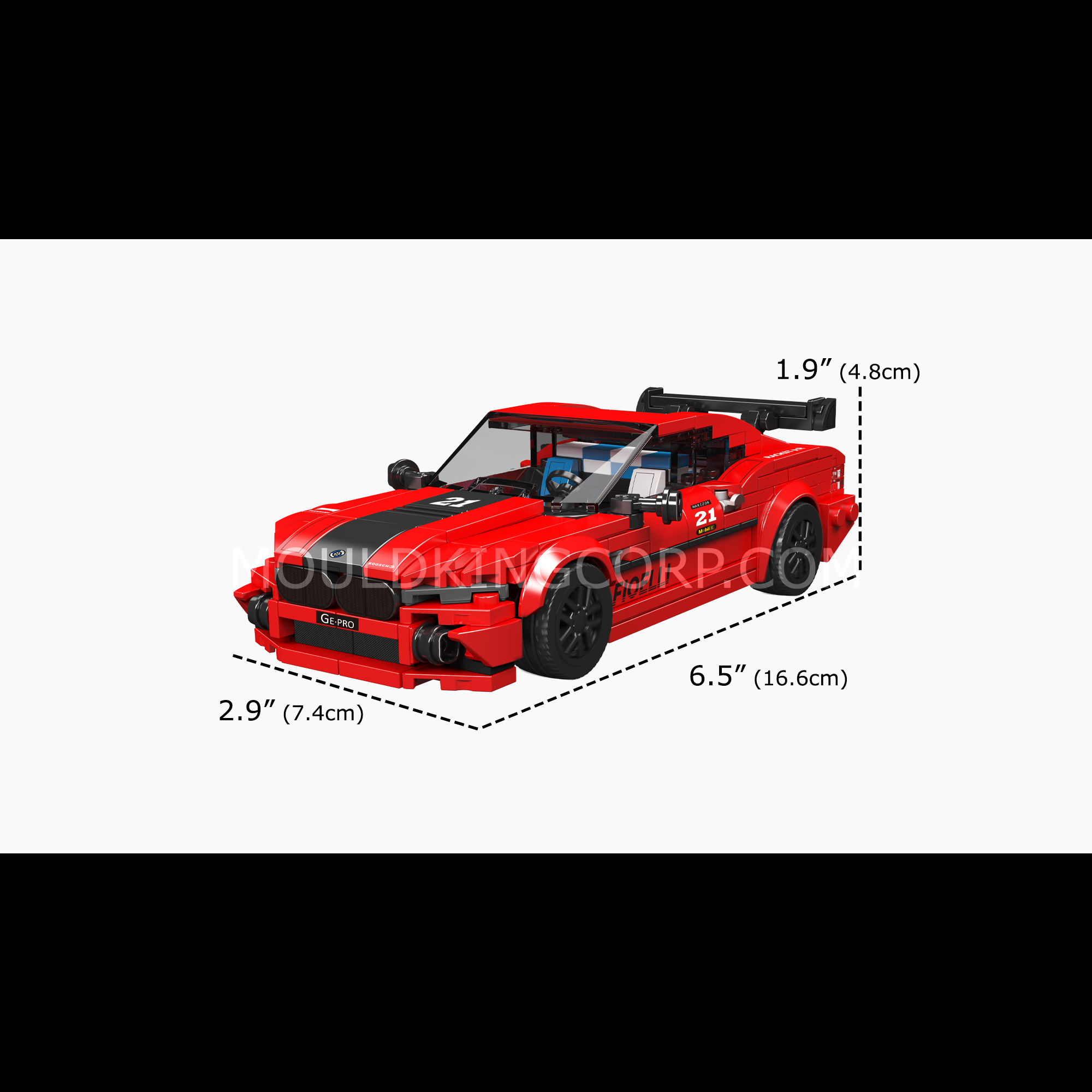 27072 M8 Race Car Model Building Set | 481 Pcs - Image 6 of 6 | TheBrickTube