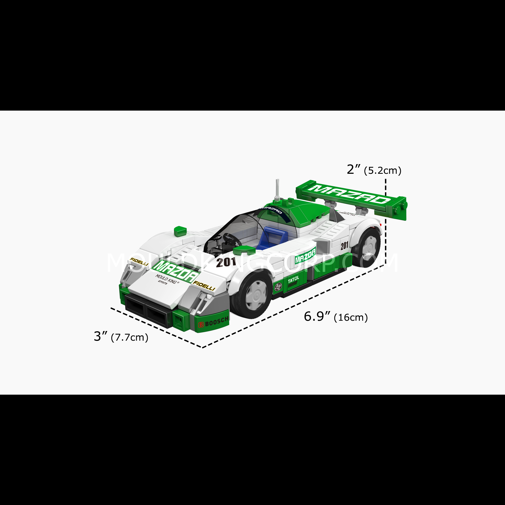27073 Race Car 787B Model Building Set | 325 Pcs - Image 6 of 6 | TheBrickTube
