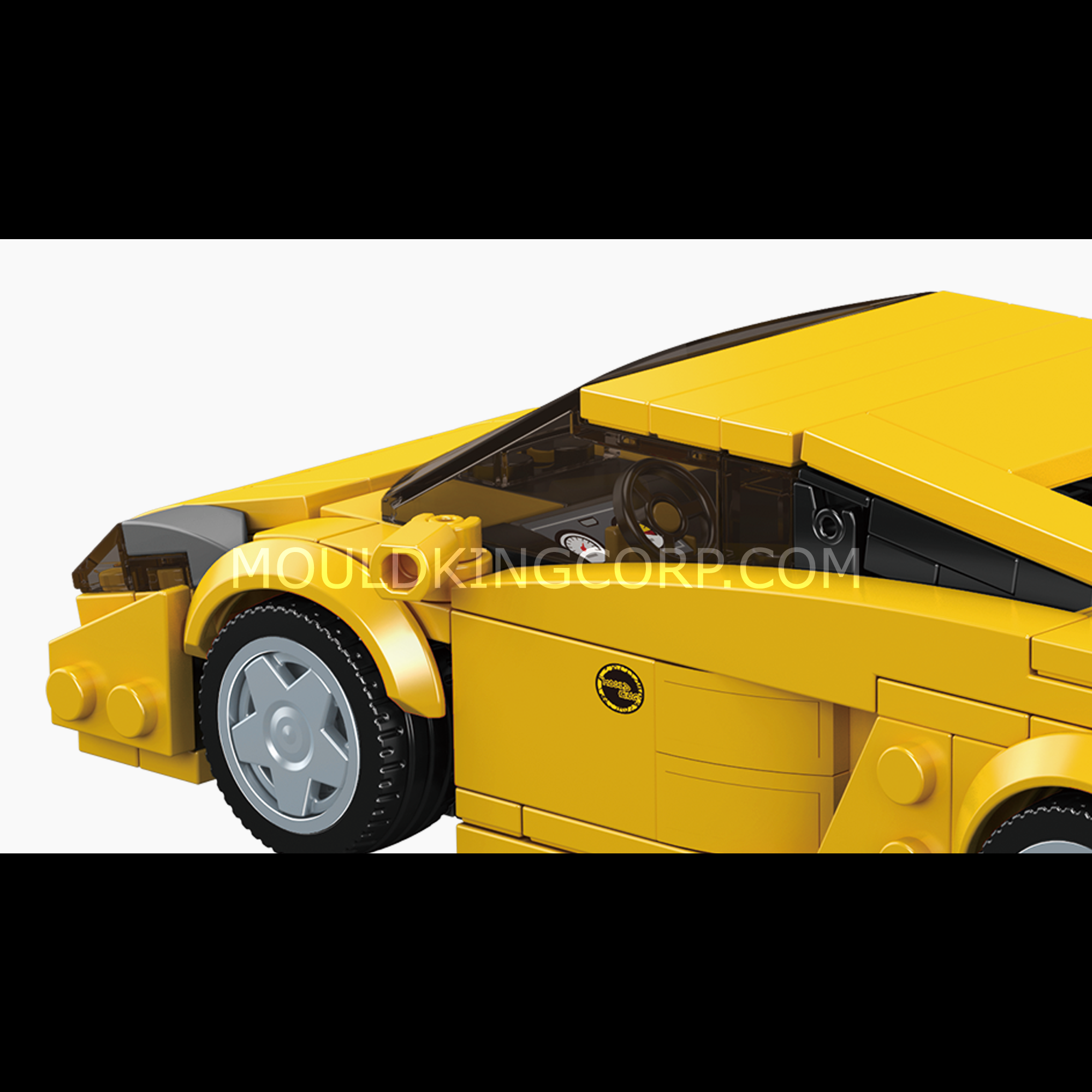 27076 Lambo Gallardo Car Model Building Set | 342 Pcs - Image 3 of 6 | TheBrickTube