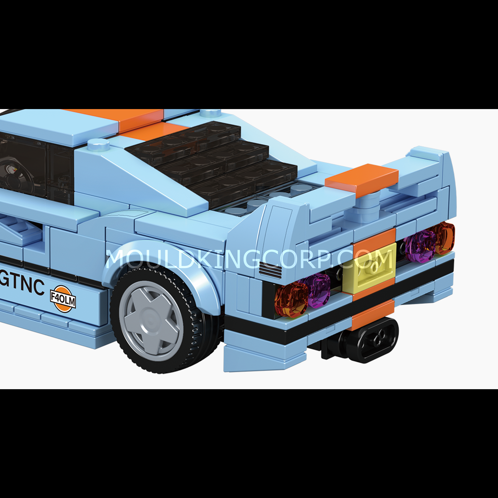 27077 F40 LM Model Car Building Set | 435 Pieces - Image 5 of 6 | TheBrickTube