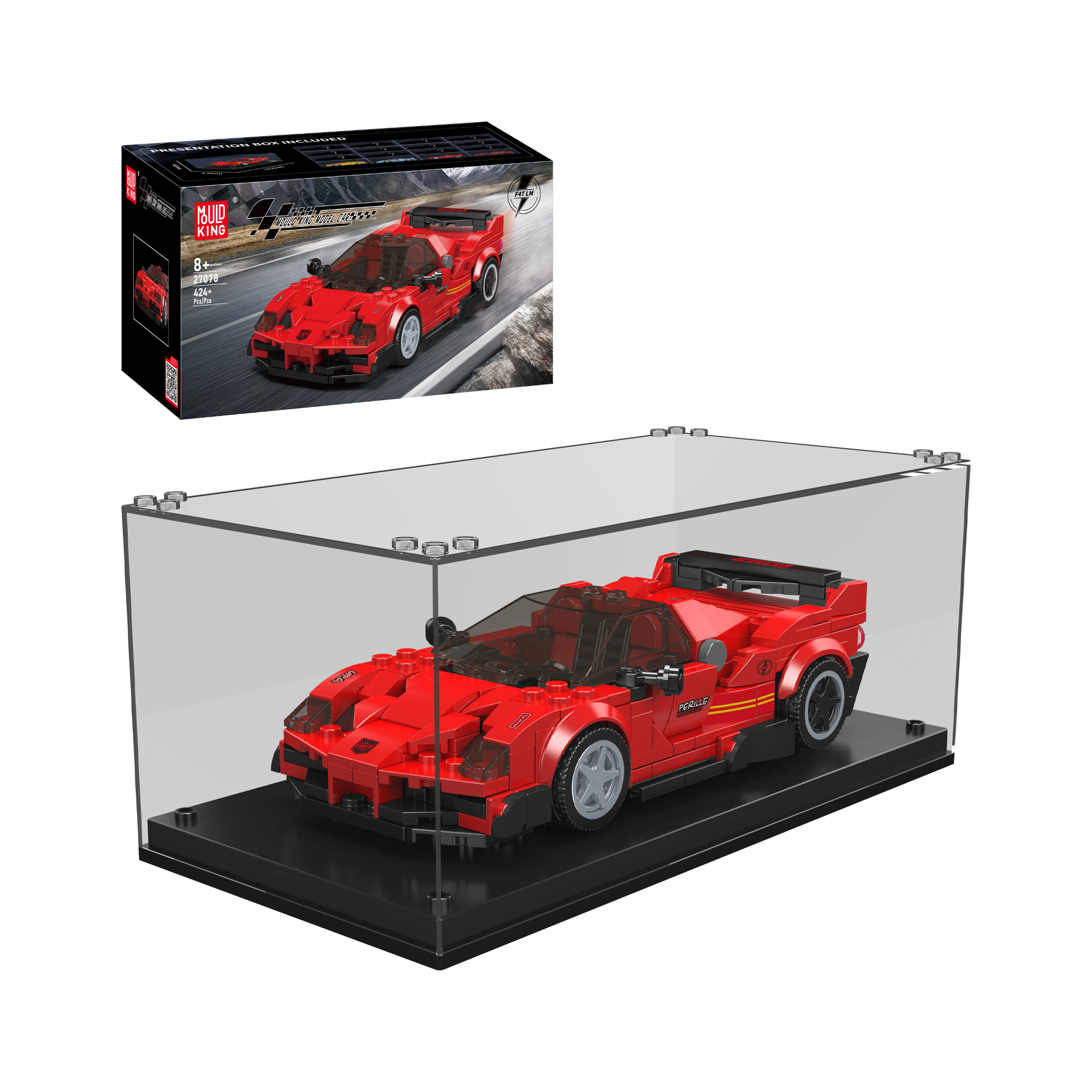 27078 F4T LM Concept Car Model Building Set | 424 Pieces - Main Image | TheBrickTube