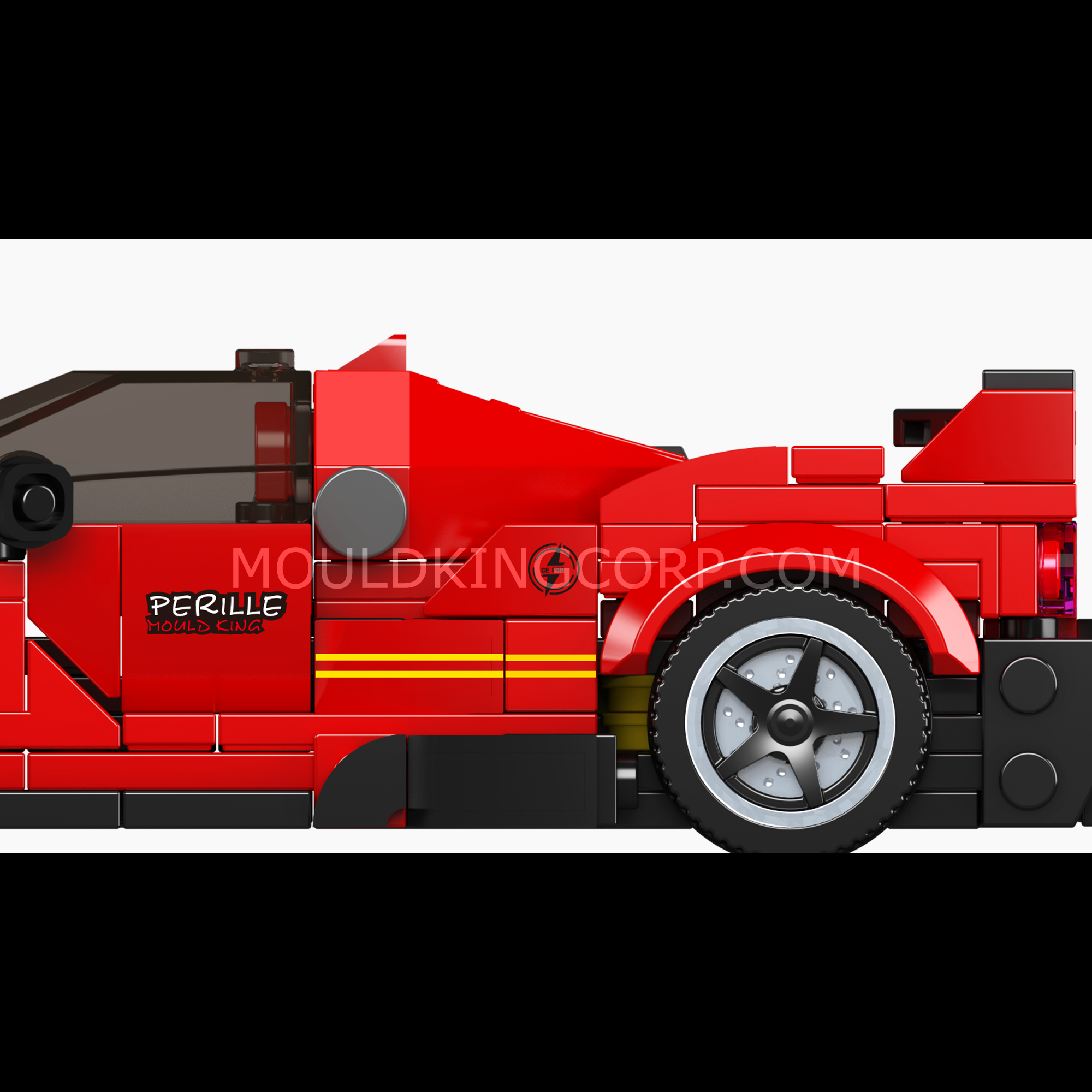 27078 F4T LM Concept Car Model Building Set | 424 Pieces - Image 4 of 6 | TheBrickTube