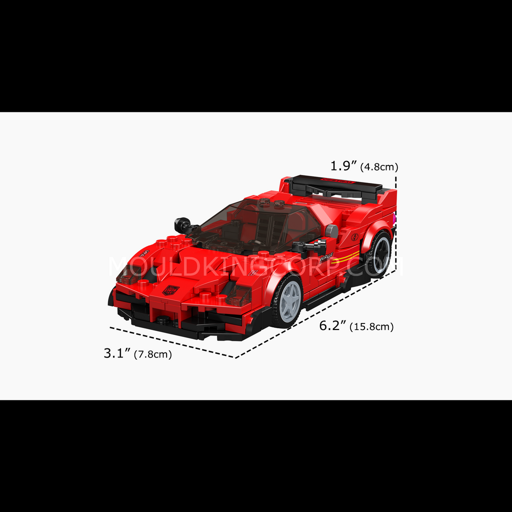 27078 F4T LM Concept Car Model Building Set | 424 Pieces - Image 6 of 6 | TheBrickTube