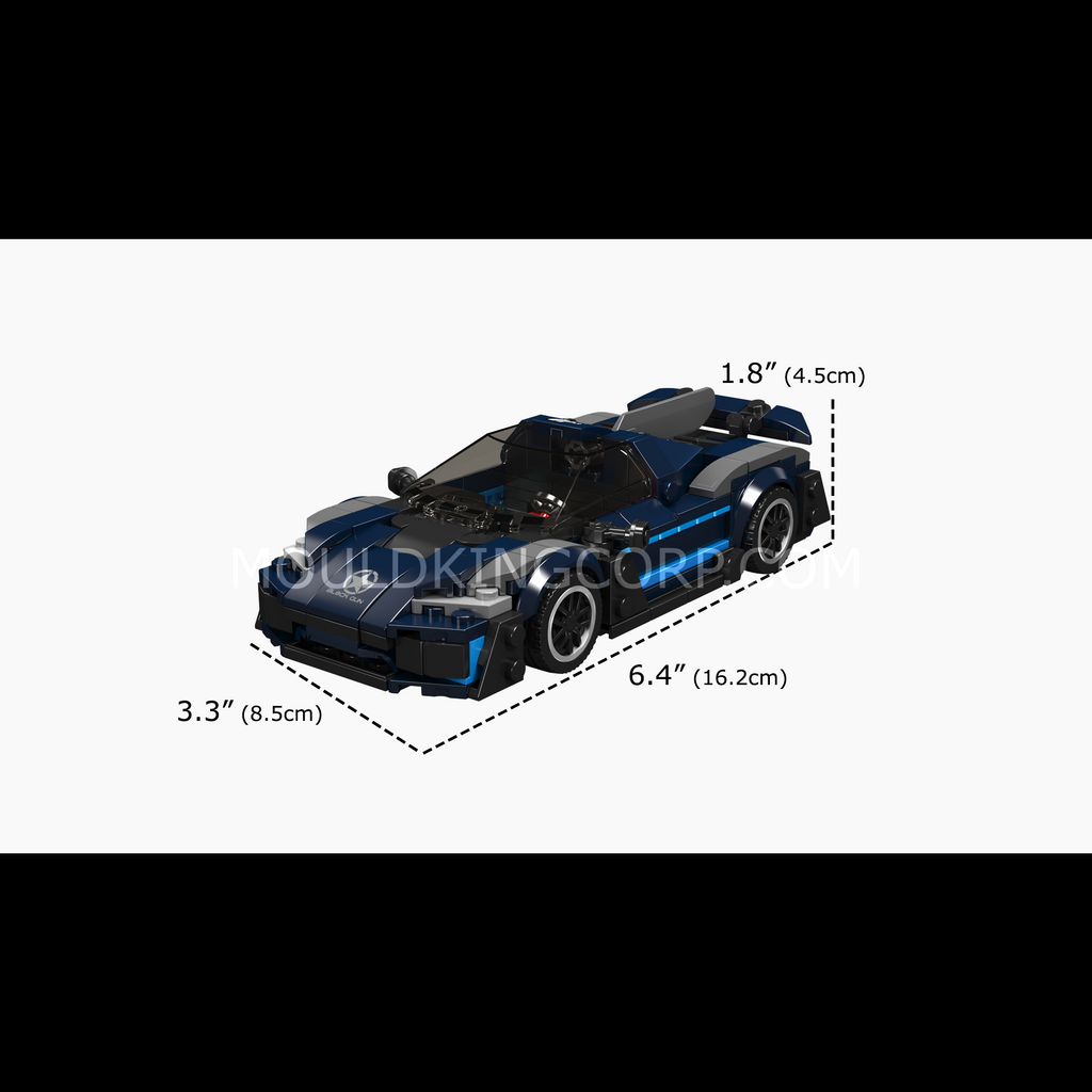 27082 AMG One Supercar Building Set | 405 Pcs - Image 6 of 6 | TheBrickTube