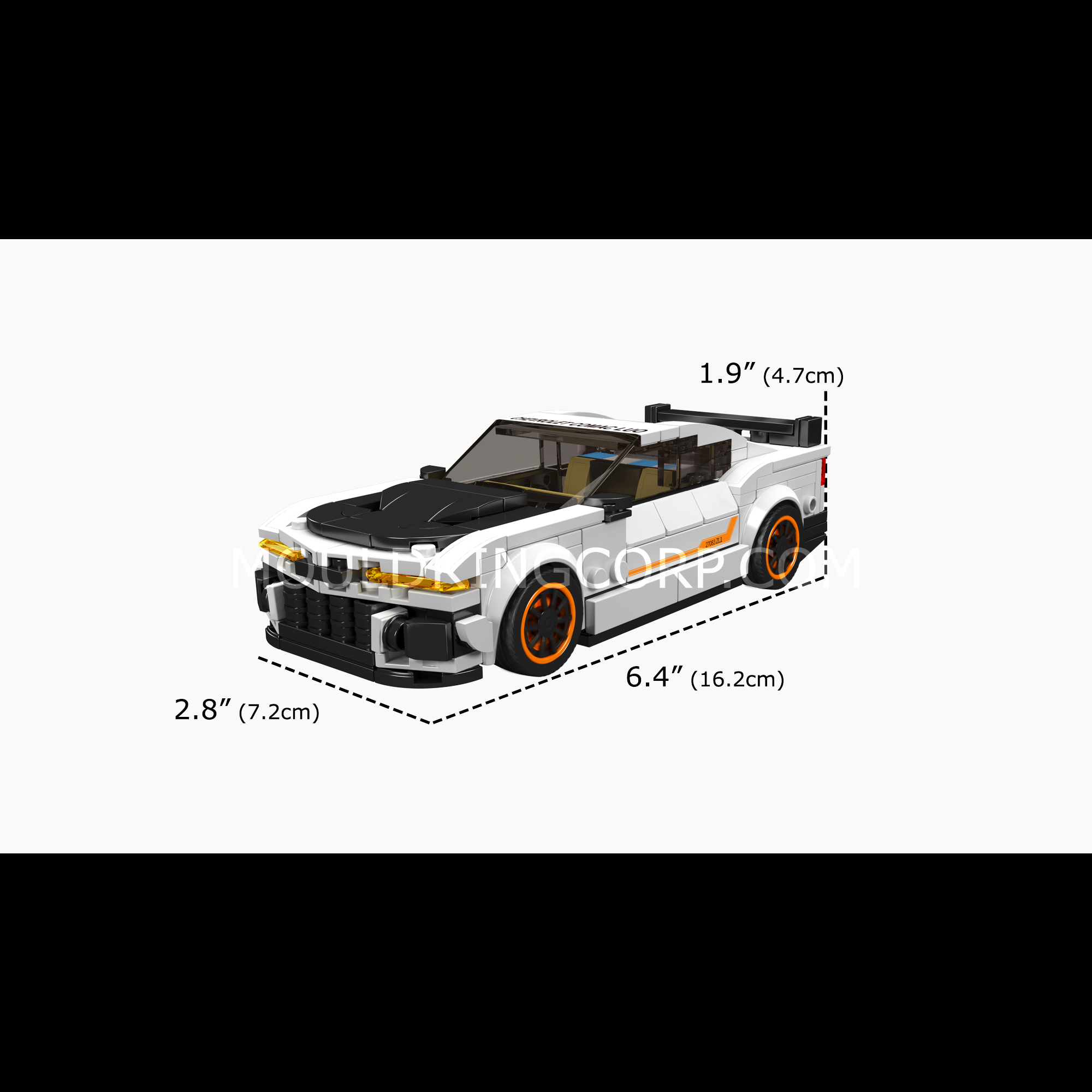 27083 Camaro Muscle Car Model Building Set | 421 Pcs - Image 6 of 6 | TheBrickTube