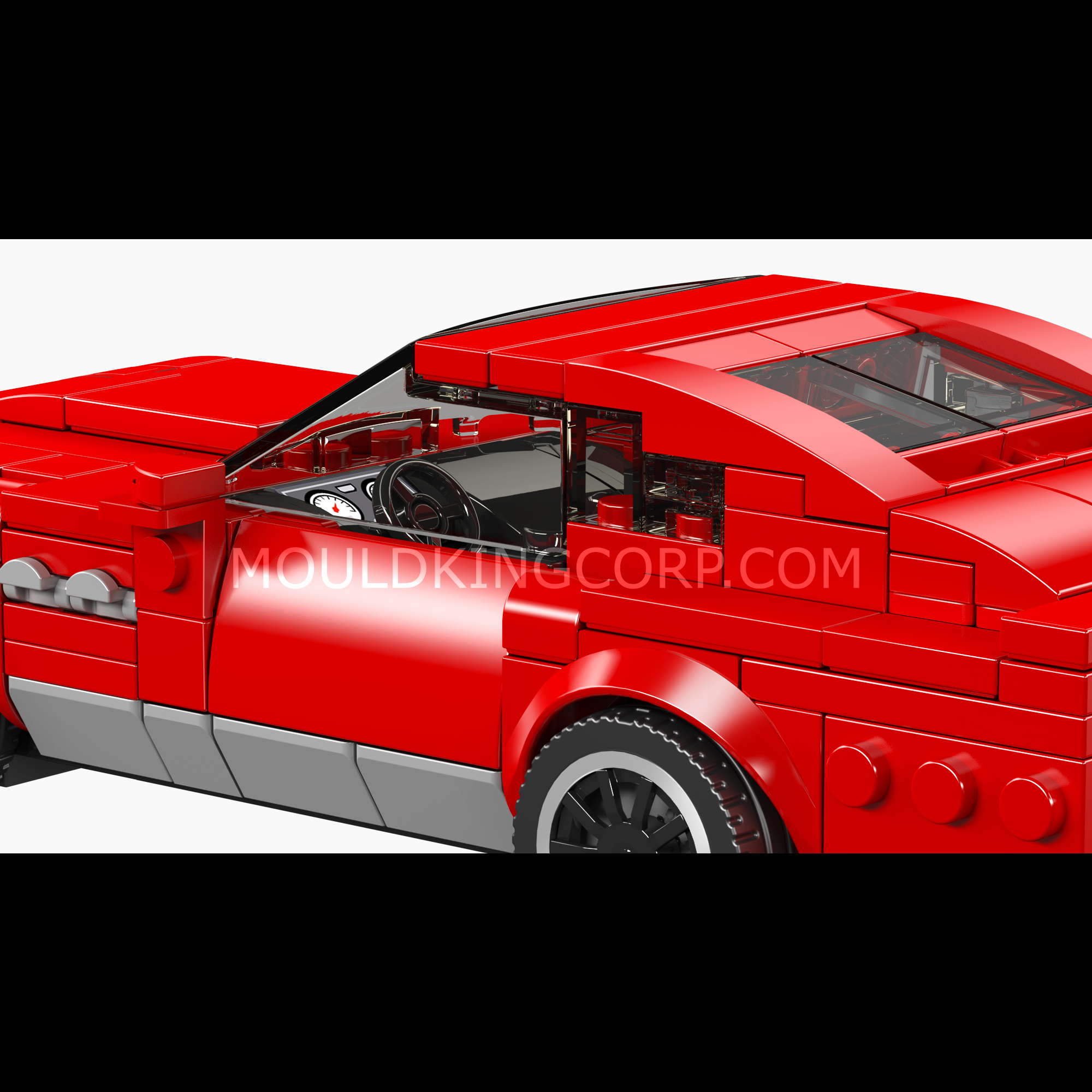 27084 Martin V8 Vintage Car Model Building Set | 365 Pcs - Image 2 of 6 | TheBrickTube