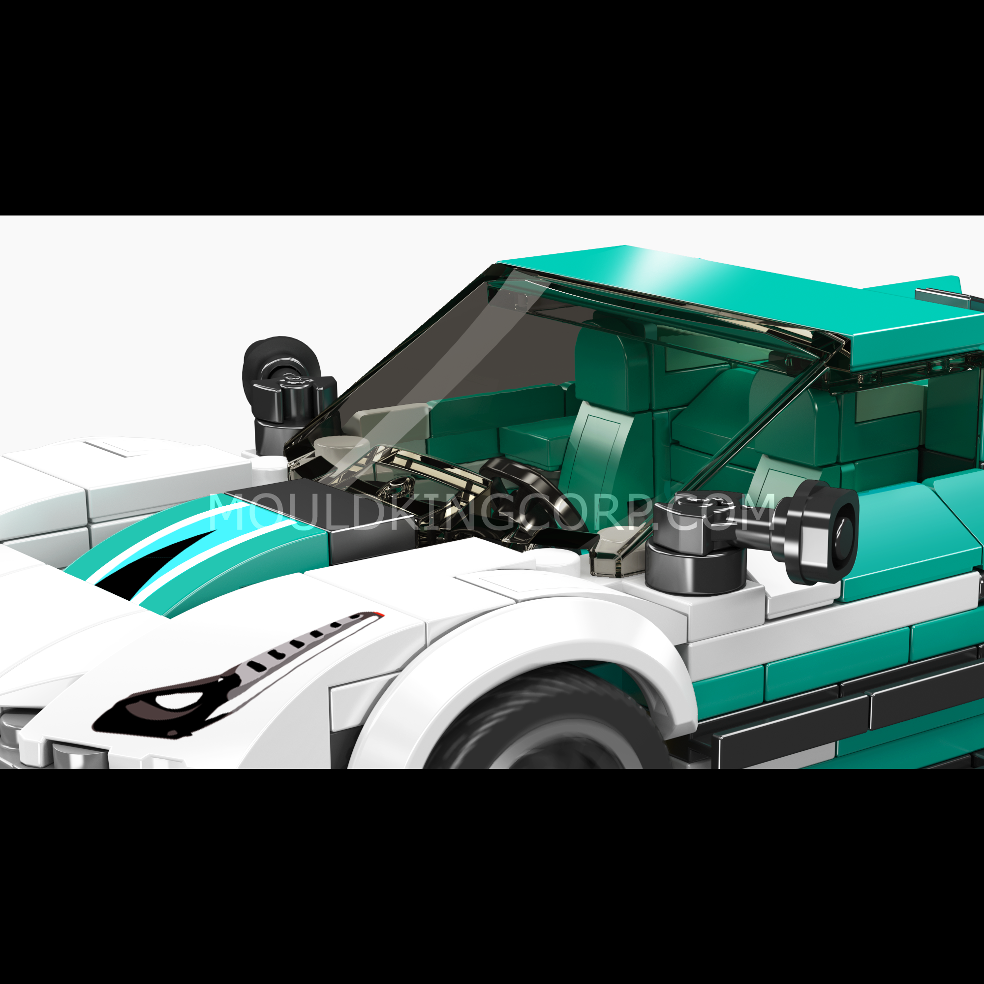 27085 F8XX Supercar Model Building Set | 412 Pcs - Image 3 of 6 | TheBrickTube