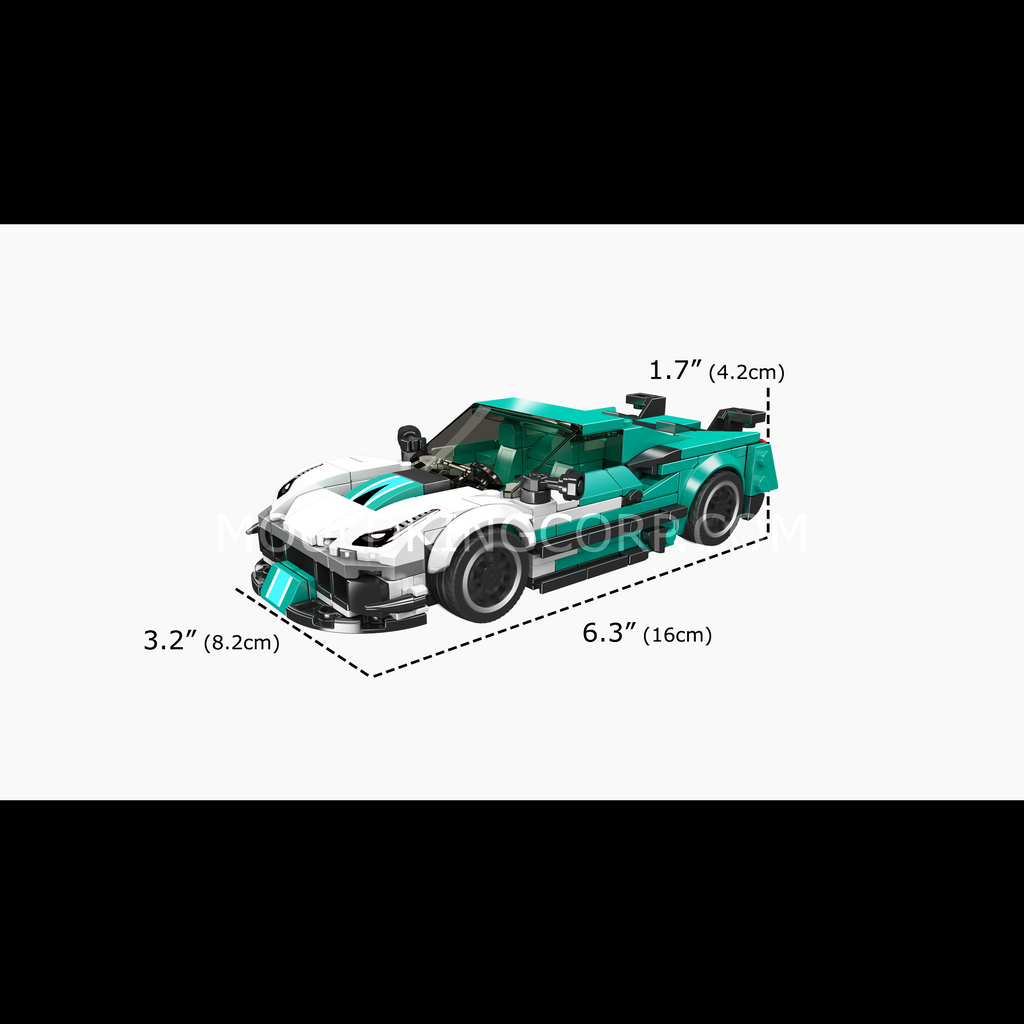 27085 F8XX Supercar Model Building Set | 412 Pcs - Image 6 of 6 | TheBrickTube