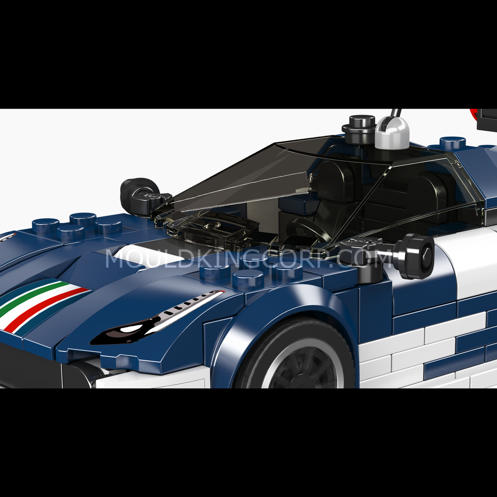 27086 F488 GT3 Supercar Model Building Set | 410 Pcs - Image 3 of 6 | TheBrickTube