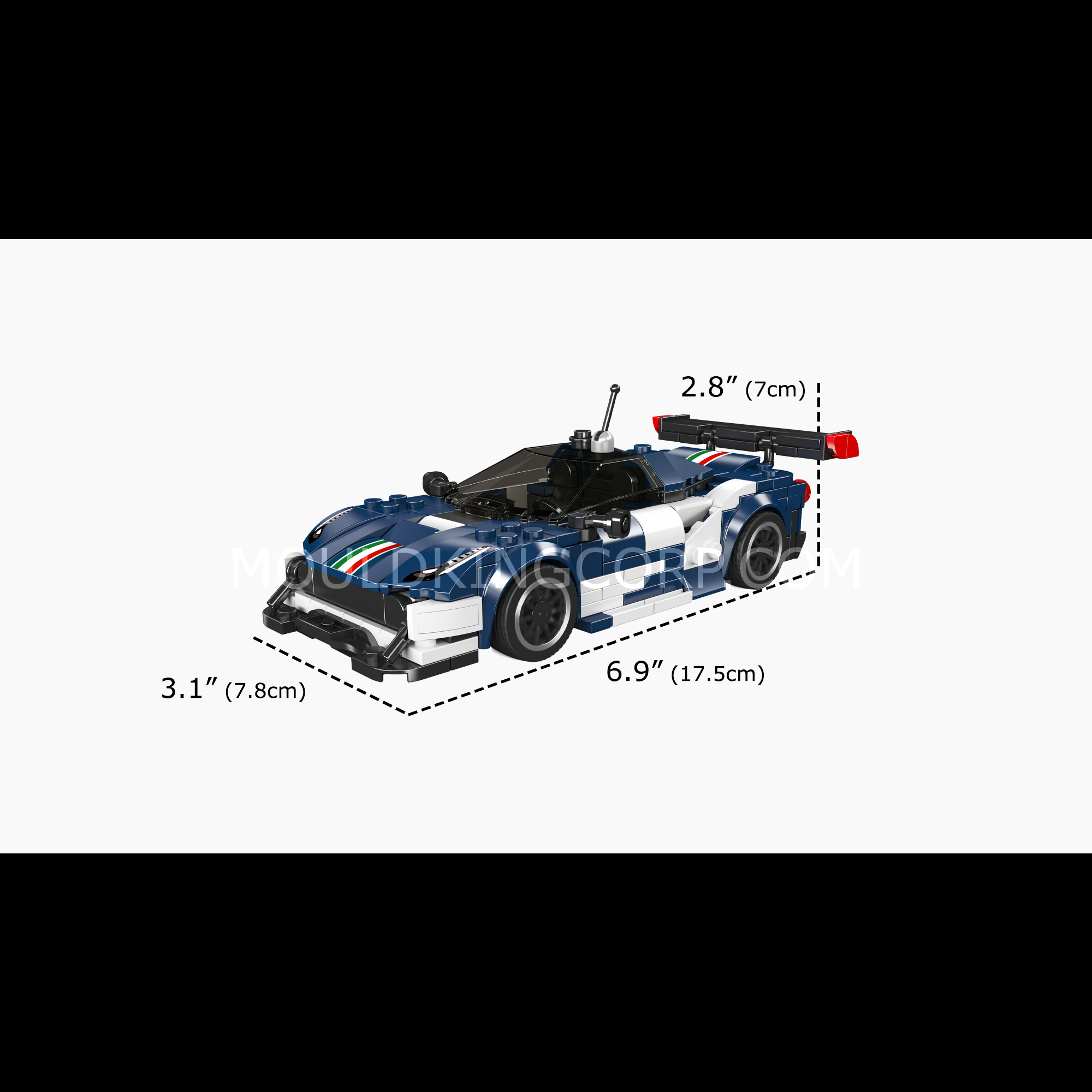 27086 F488 GT3 Supercar Model Building Set | 410 Pcs - Image 6 of 6 | TheBrickTube