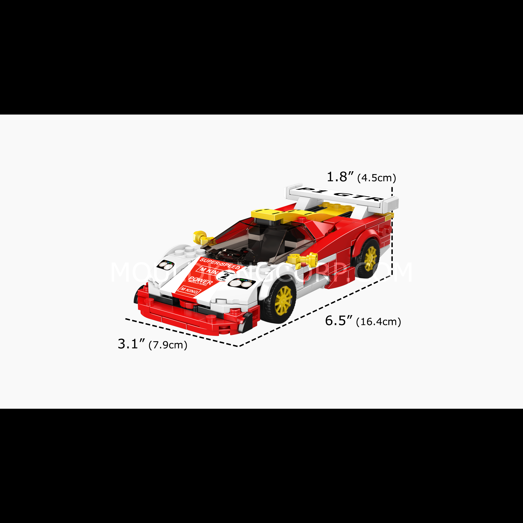 27089 GTR Longtail Racing Car Building Set | 385 Pcs - Image 6 of 6 | TheBrickTube